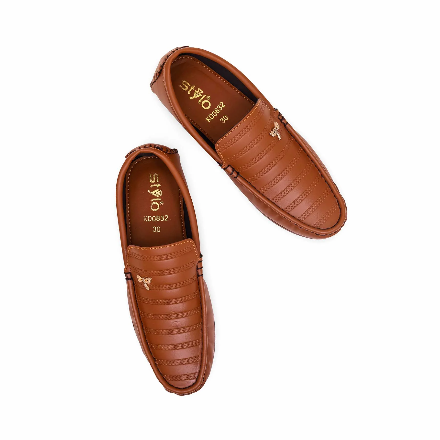 Boys Brown Formal Moccasin KD0832 - Image 4