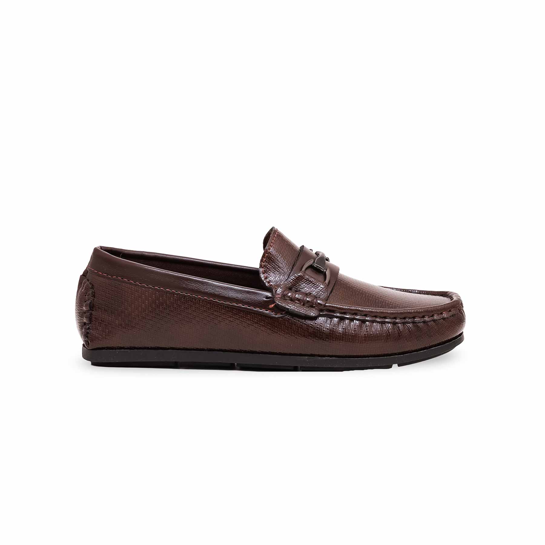 Boys Brown Formal Moccasin KD2193 - Image 2