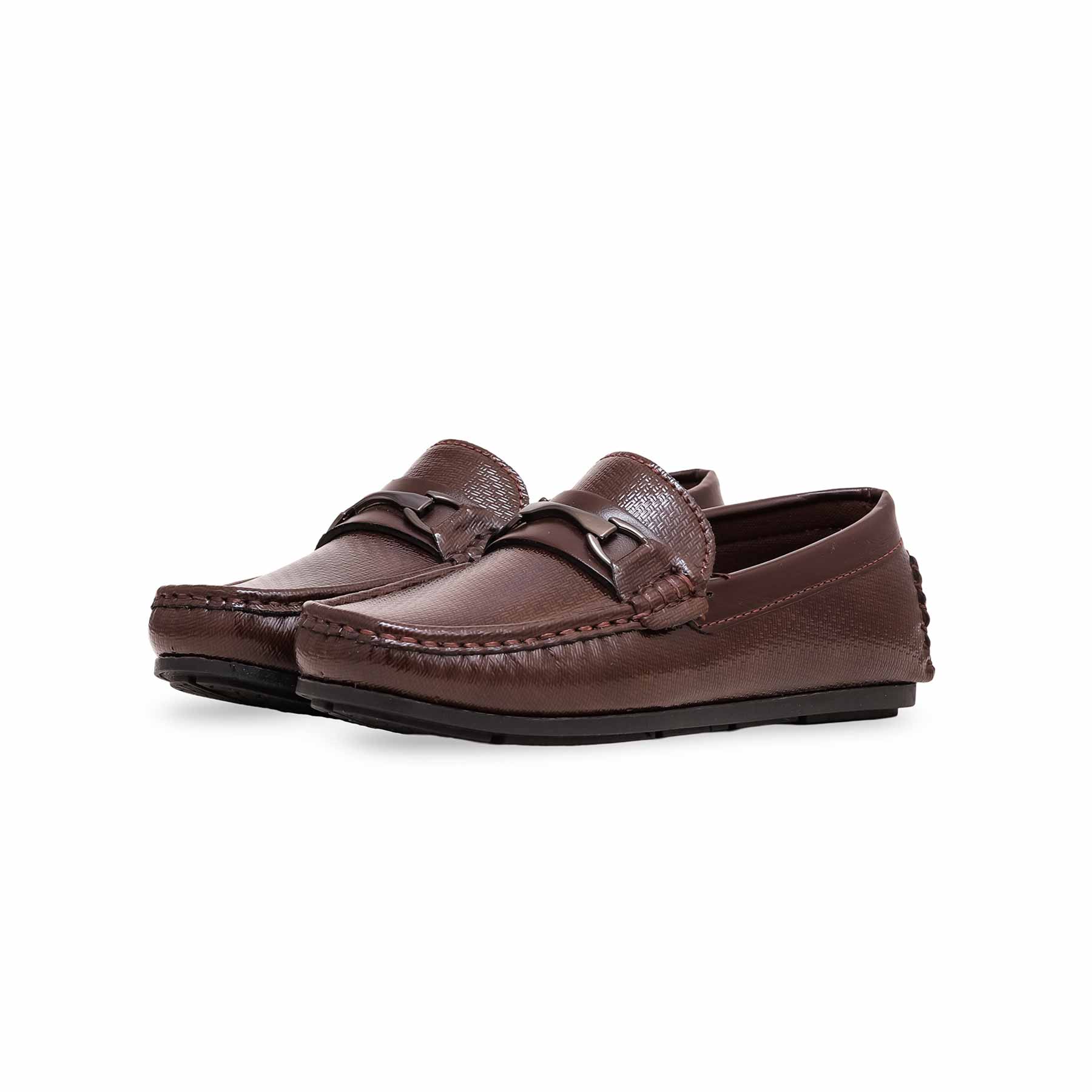 Boys Brown Formal Moccasin KD2193 - Image 3