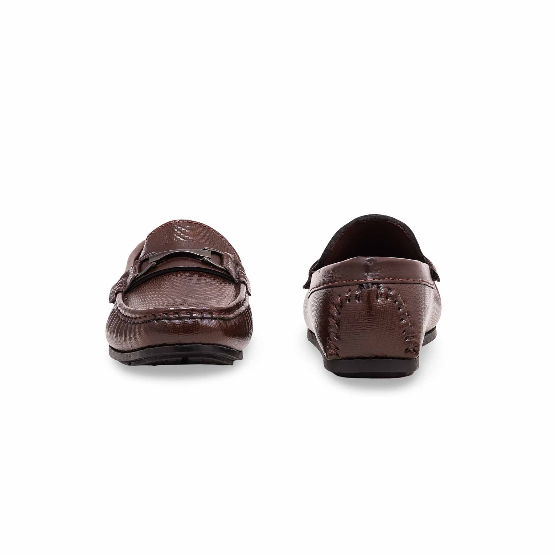 Boys Brown Formal Moccasin KD2193 - Image 4