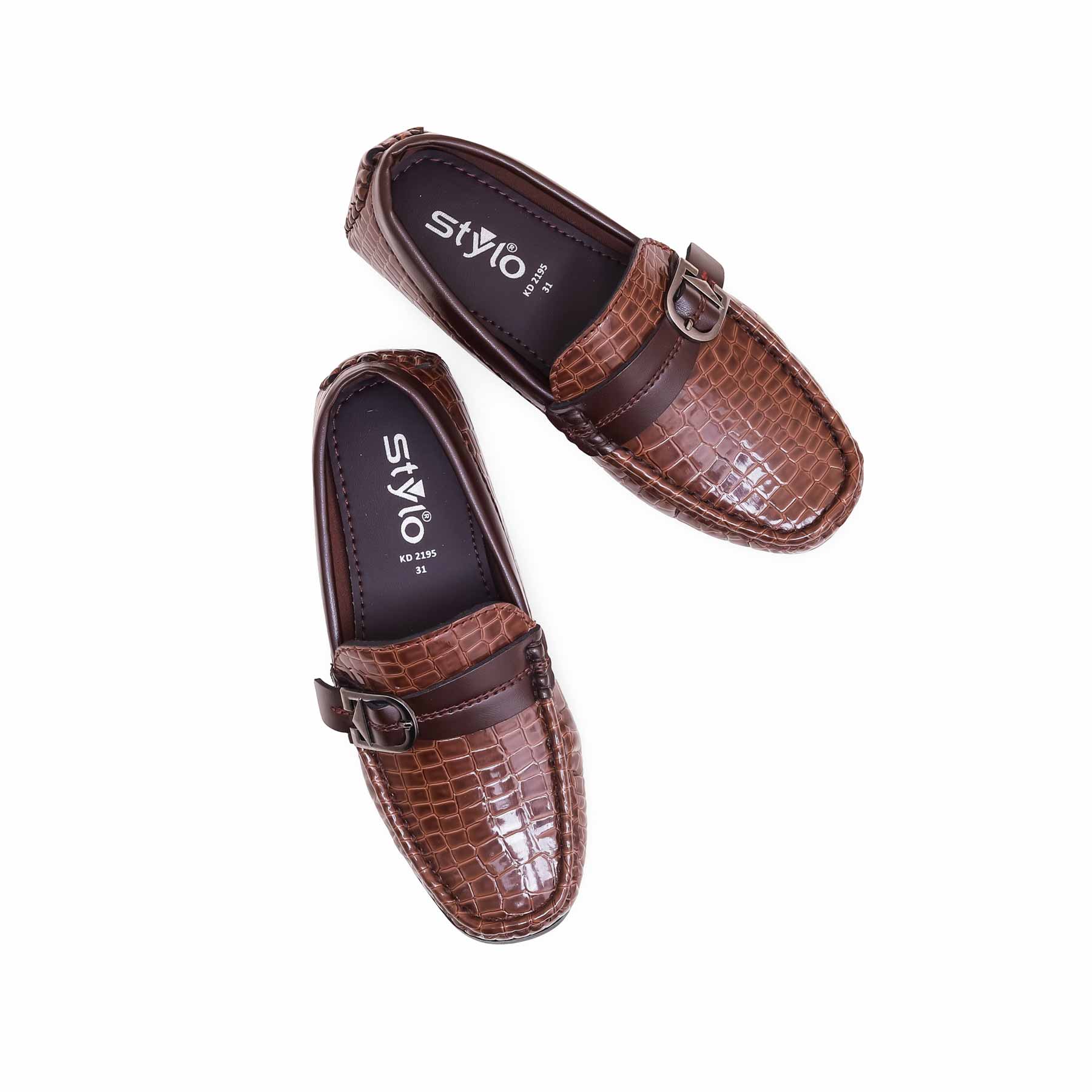 Boys Brown Formal Moccasin KD2195 - Image 5