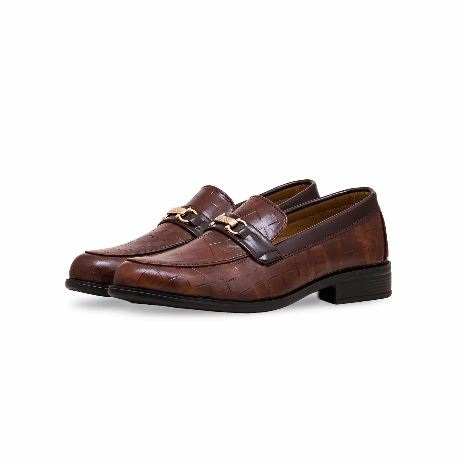 Boys Brown Formal Moccasin KD2392 - Image 3