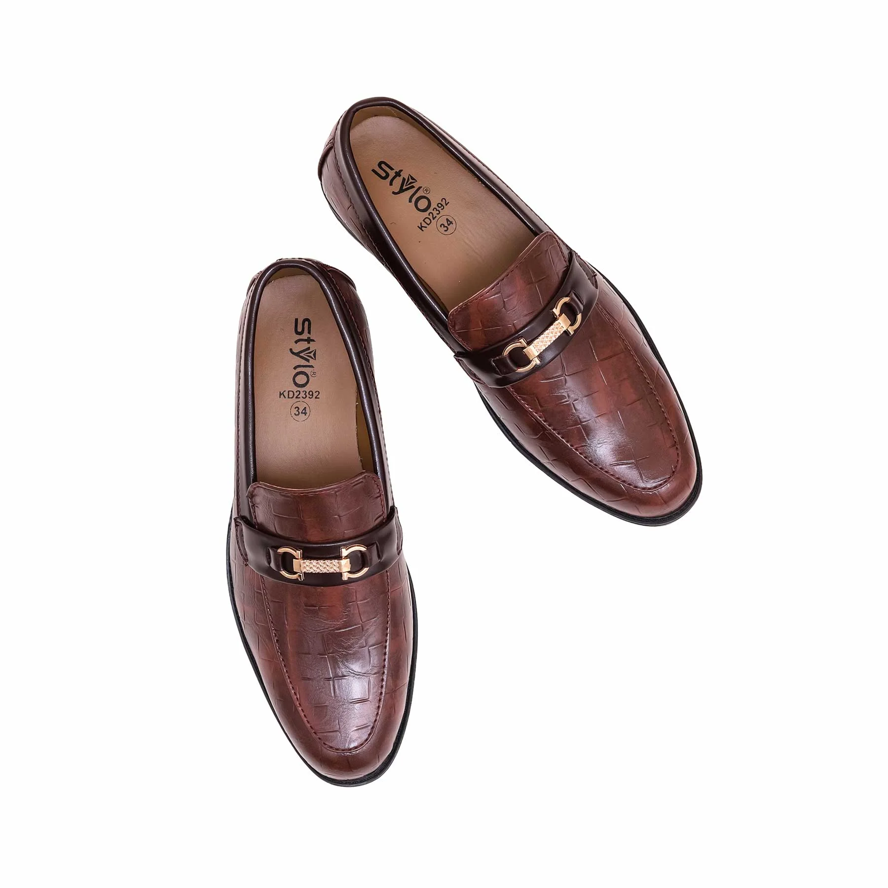 Boys Brown Formal Moccasin KD2392 - Image 5