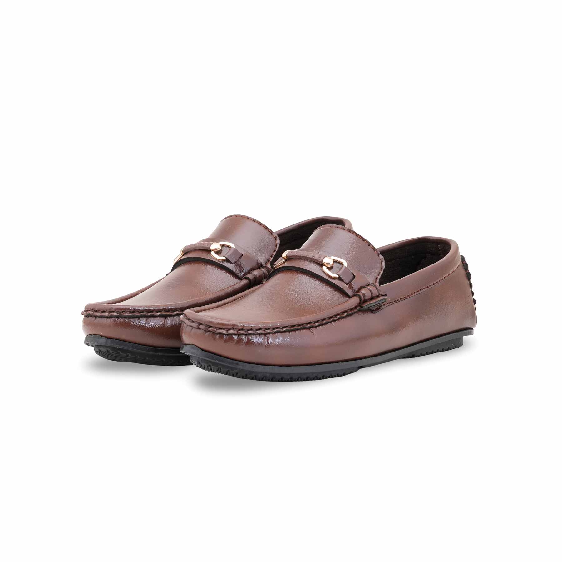 Boys Brown Formal Moccasin KD2508 - Image 3