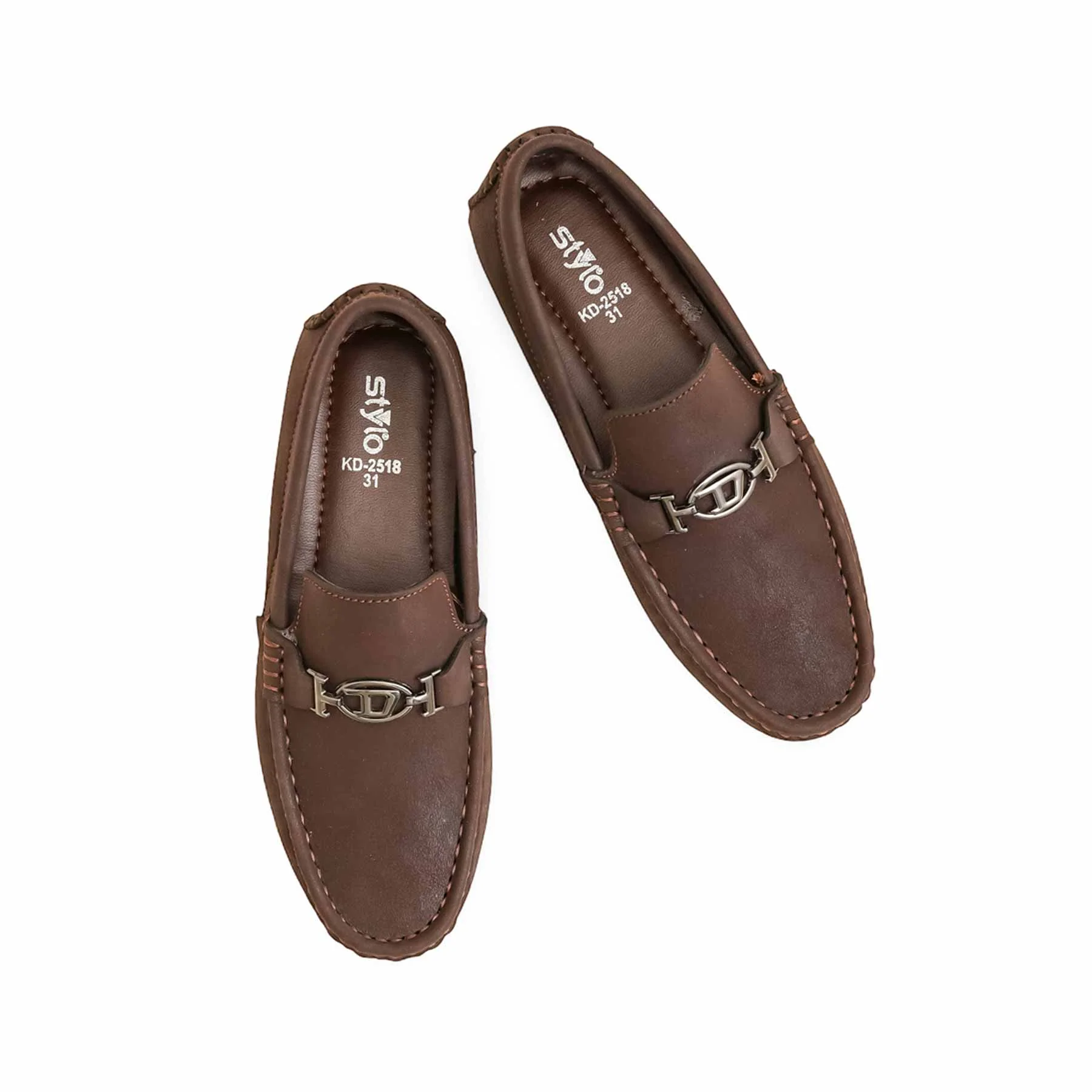 Boys Brown Formal Moccasin KD2518 - Image 5