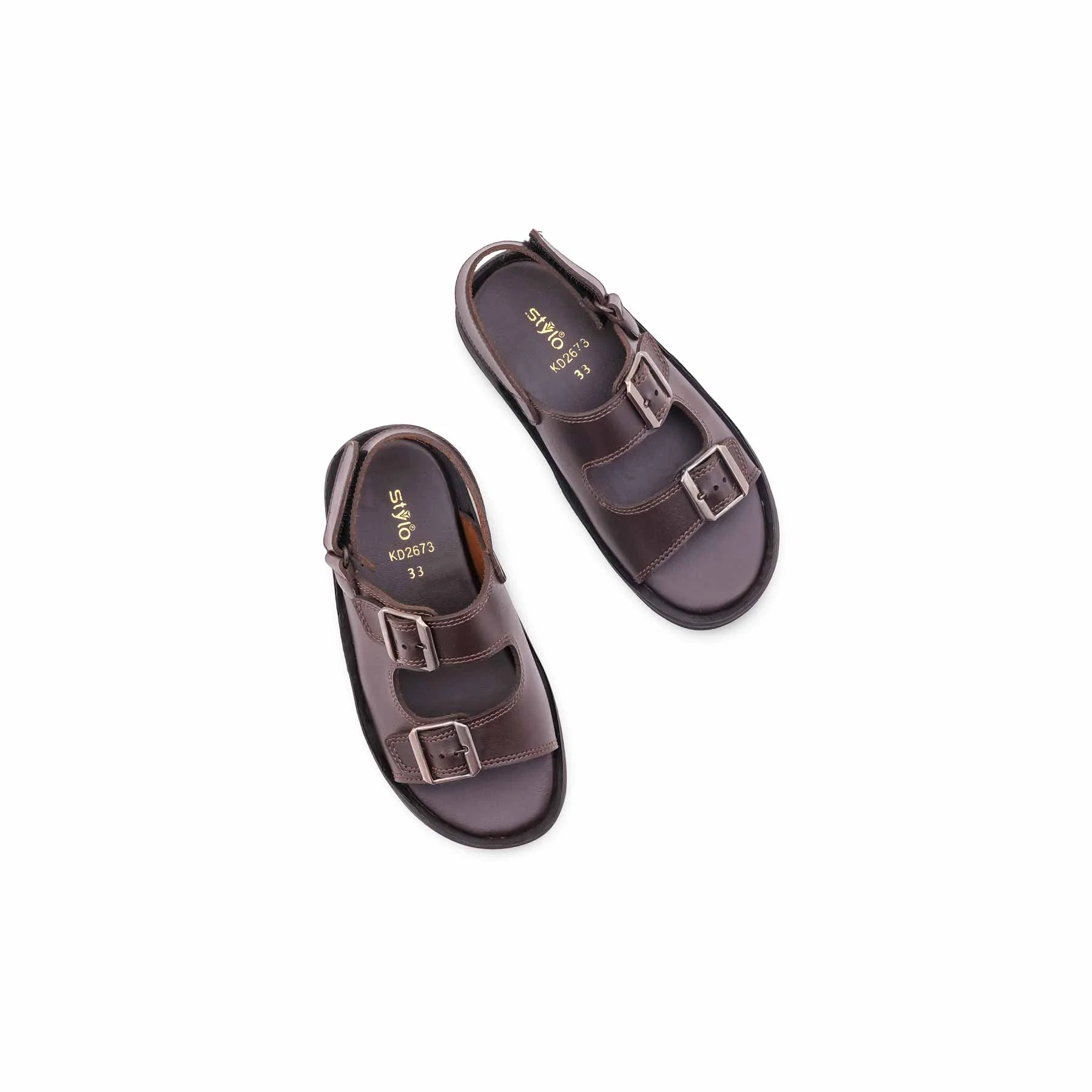 Boys Brown Formal Sandal KD2673 - Image 5