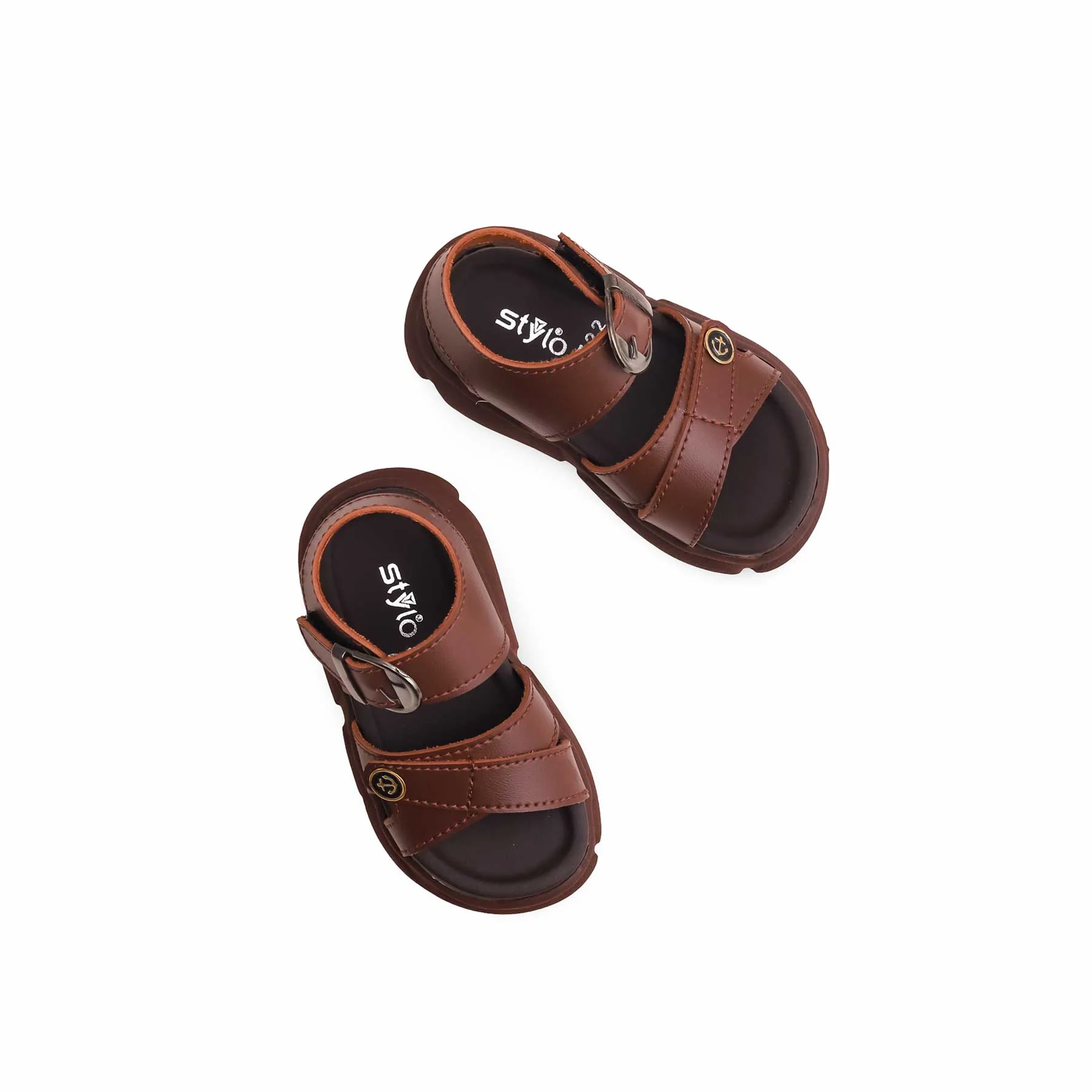 Boys Brown Formal Sandal KD4722 - Image 5
