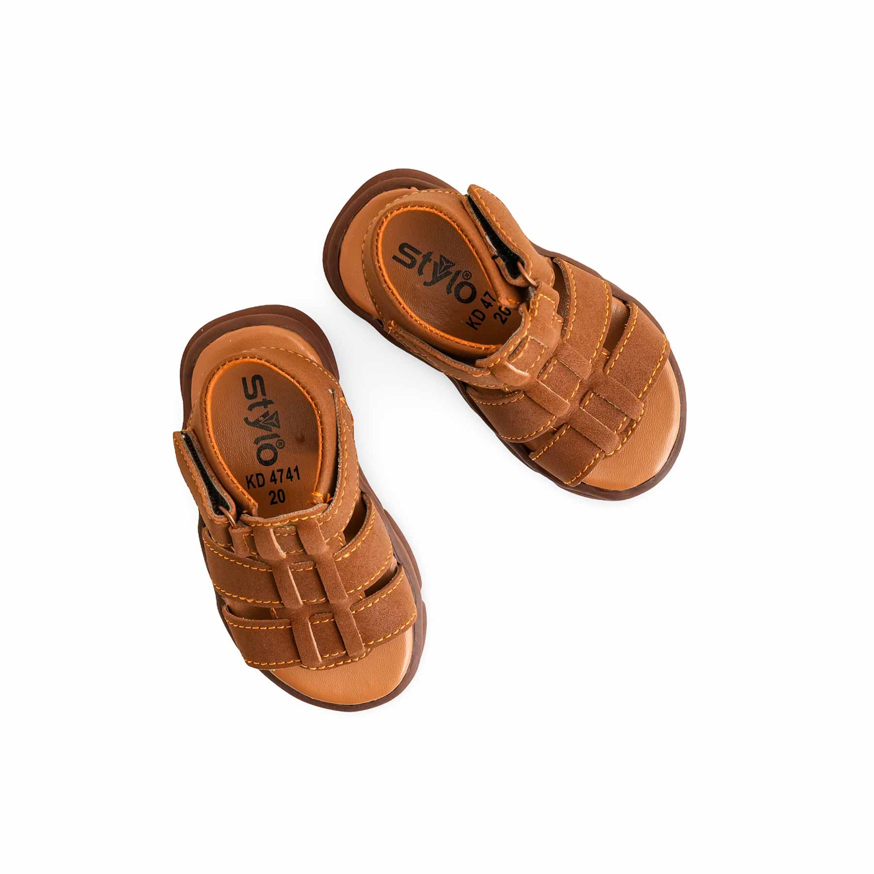 Boys Brown Formal Sandal KD4741 - Image 5