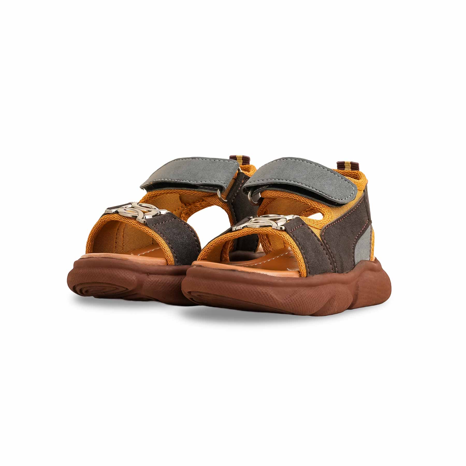 Boys Brown Formal Sandal KD4742 - Image 3