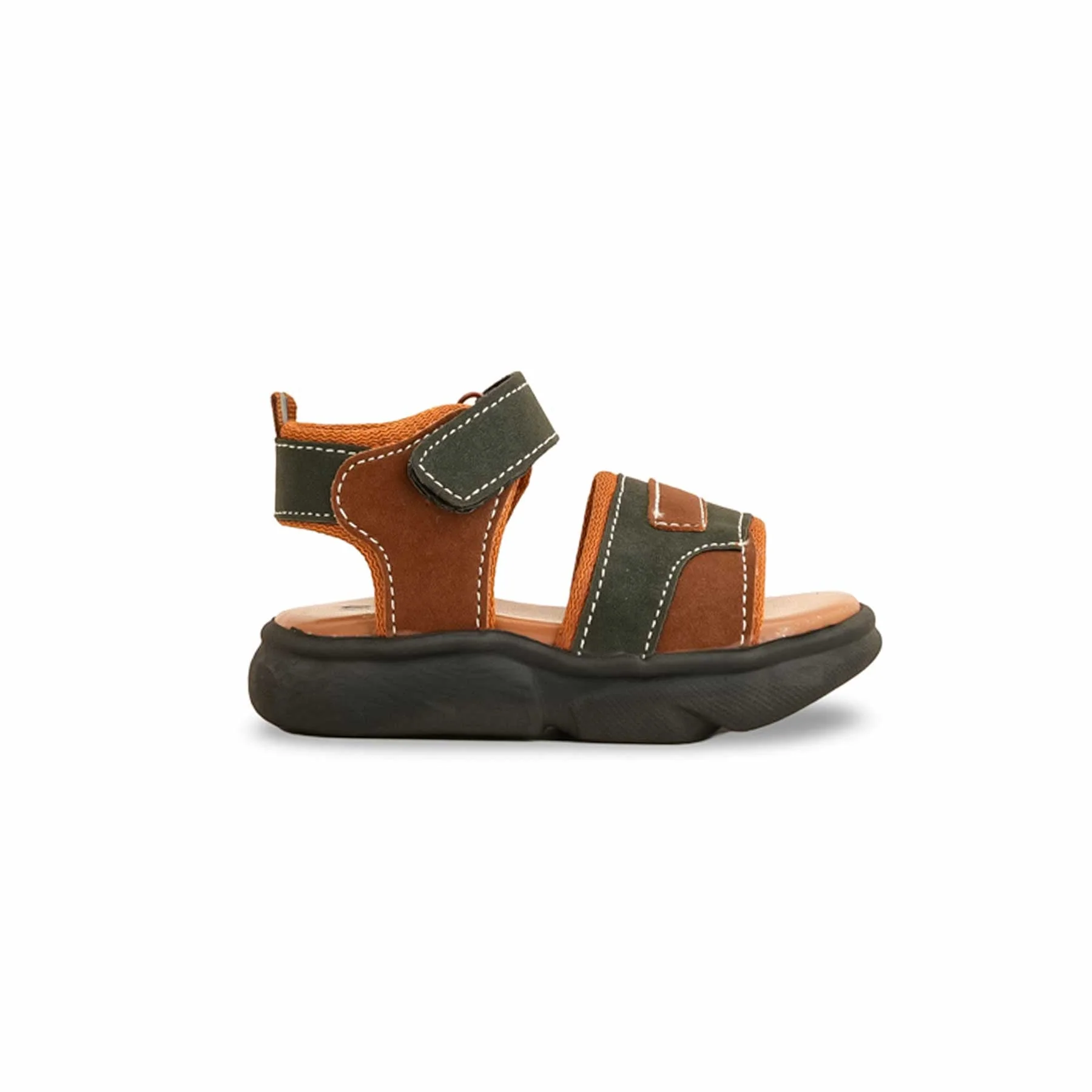 Boys Brown Formal Sandal KD4749 - Image 2