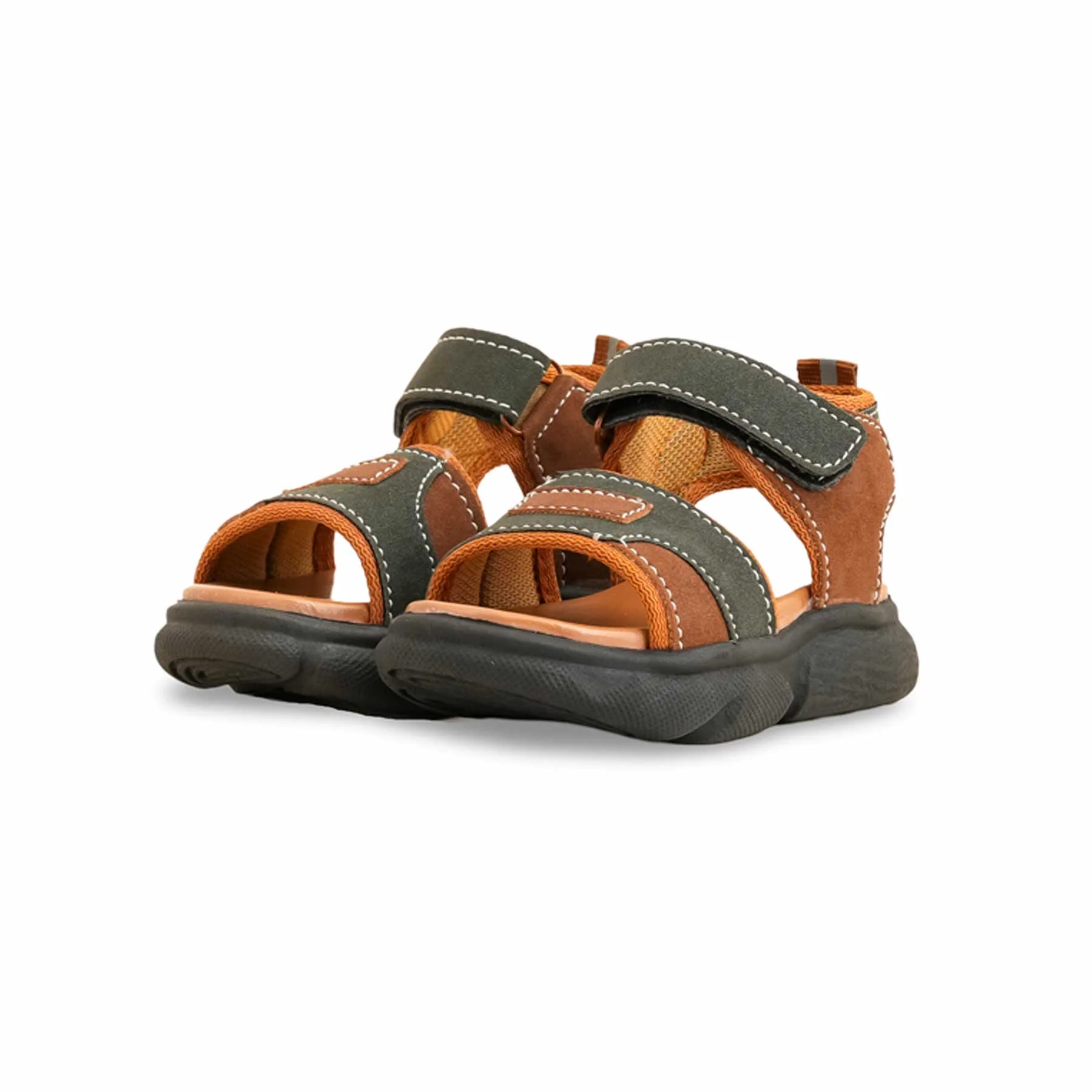 Boys Brown Formal Sandal KD4749 - Image 3