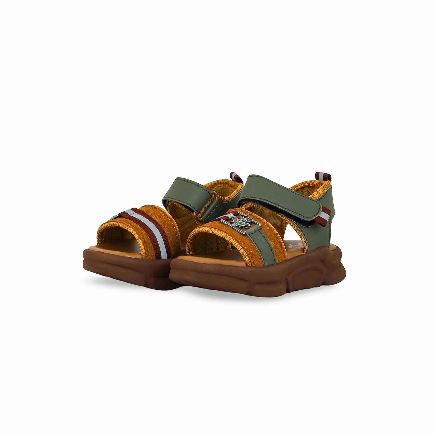 Boys Brown Formal Sandal KD4782 - Image 3