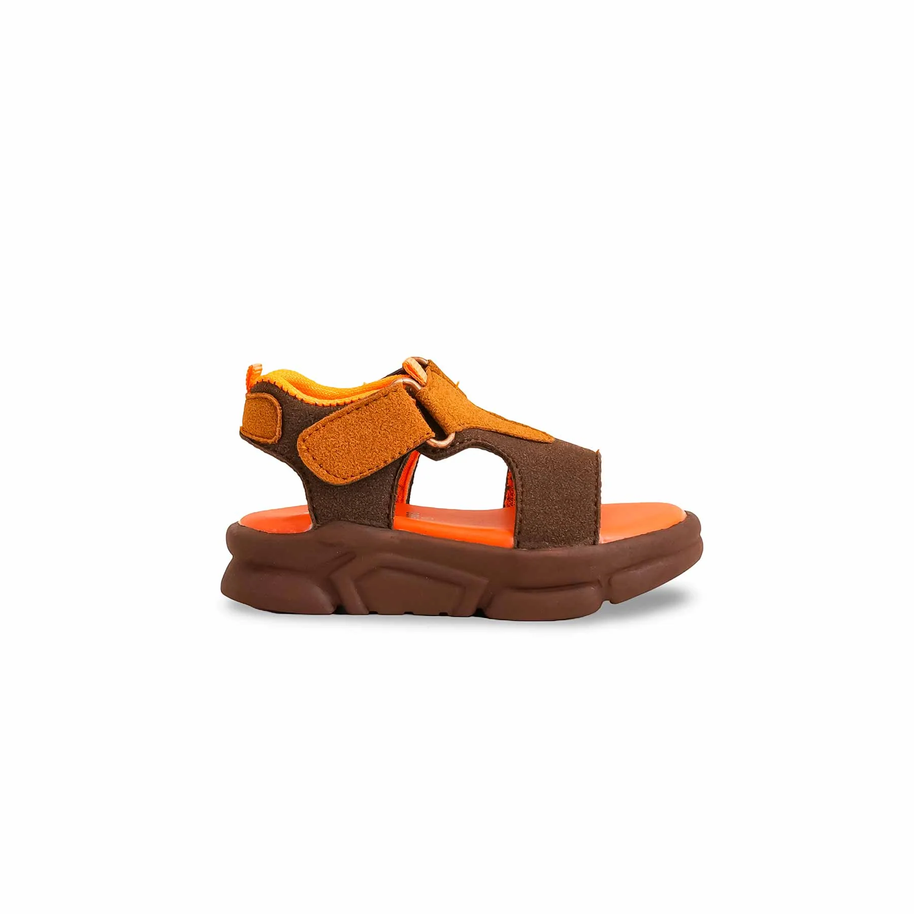 Boys Brown Formal Sandal KD4860 - Image 2
