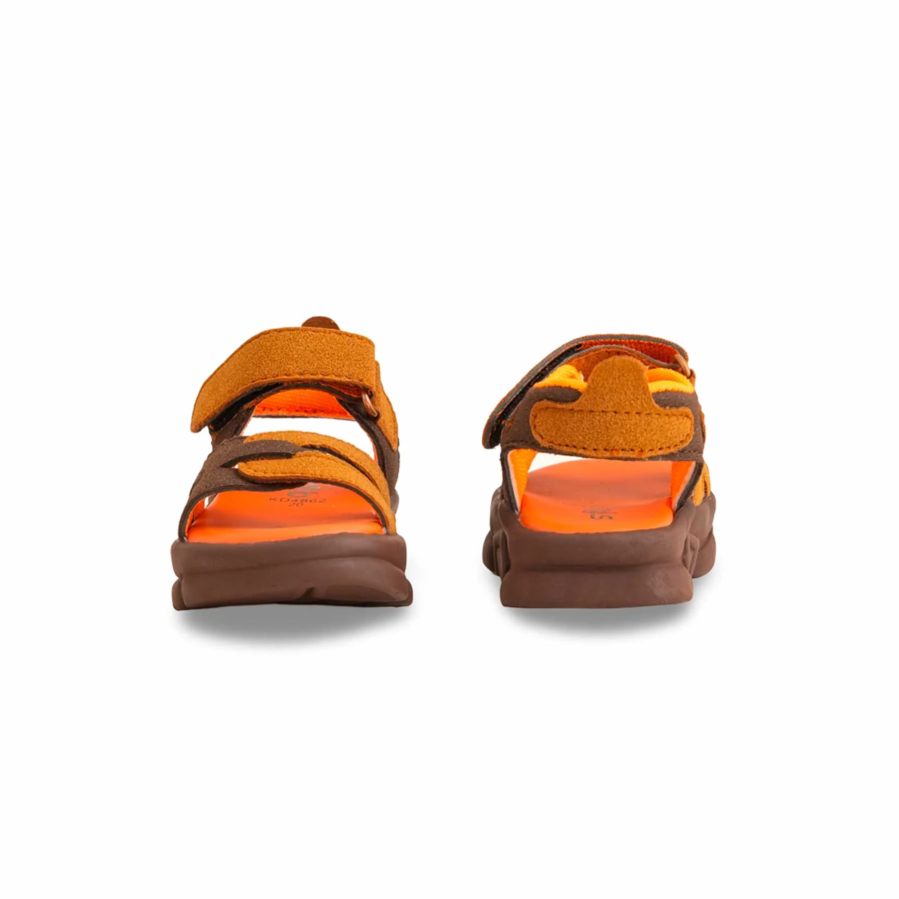 Boys Brown Formal Sandal KD4862 - Image 4