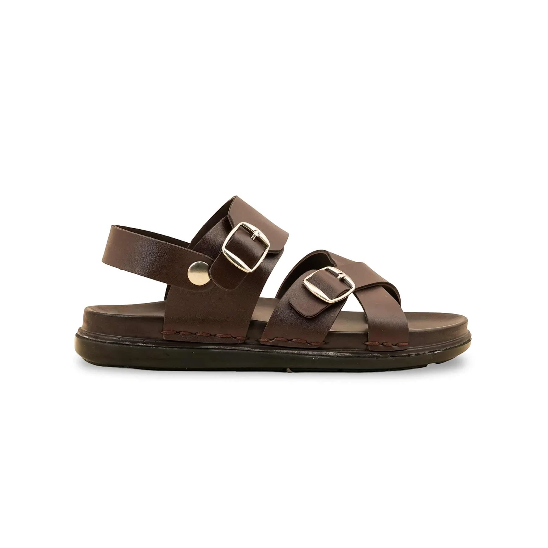 Boys Brown Formal Sandal KD4931 - Image 2