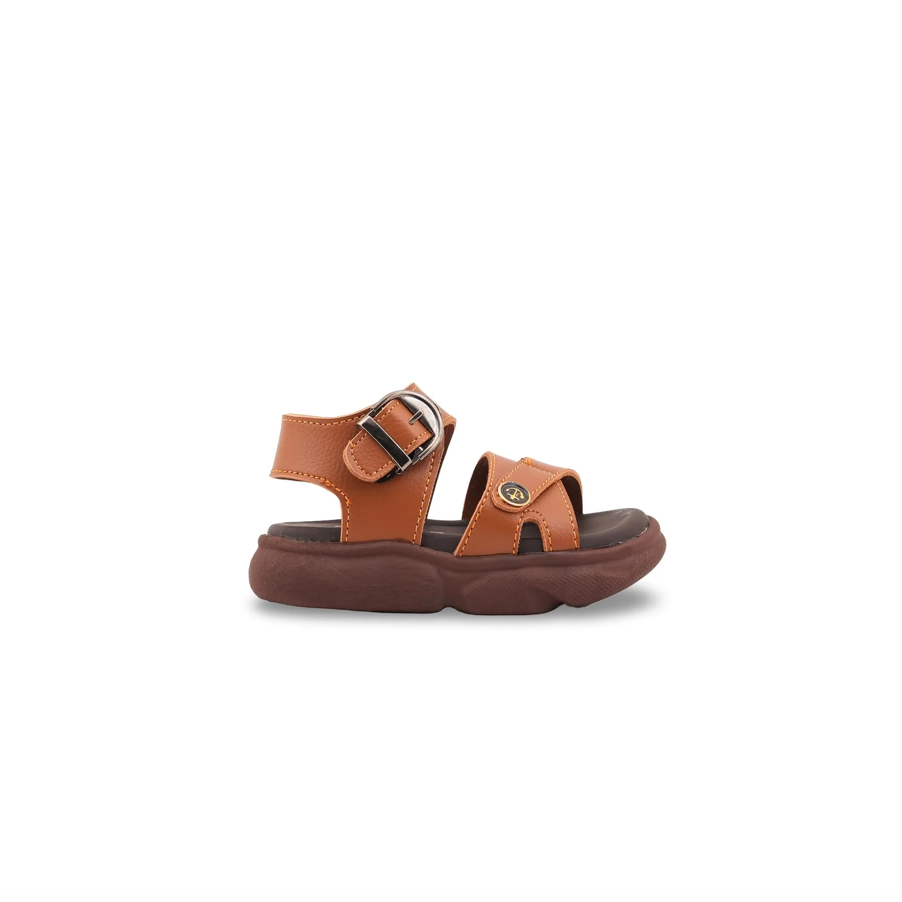 Boys Brown Formal Sandal KD4981 - Image 2