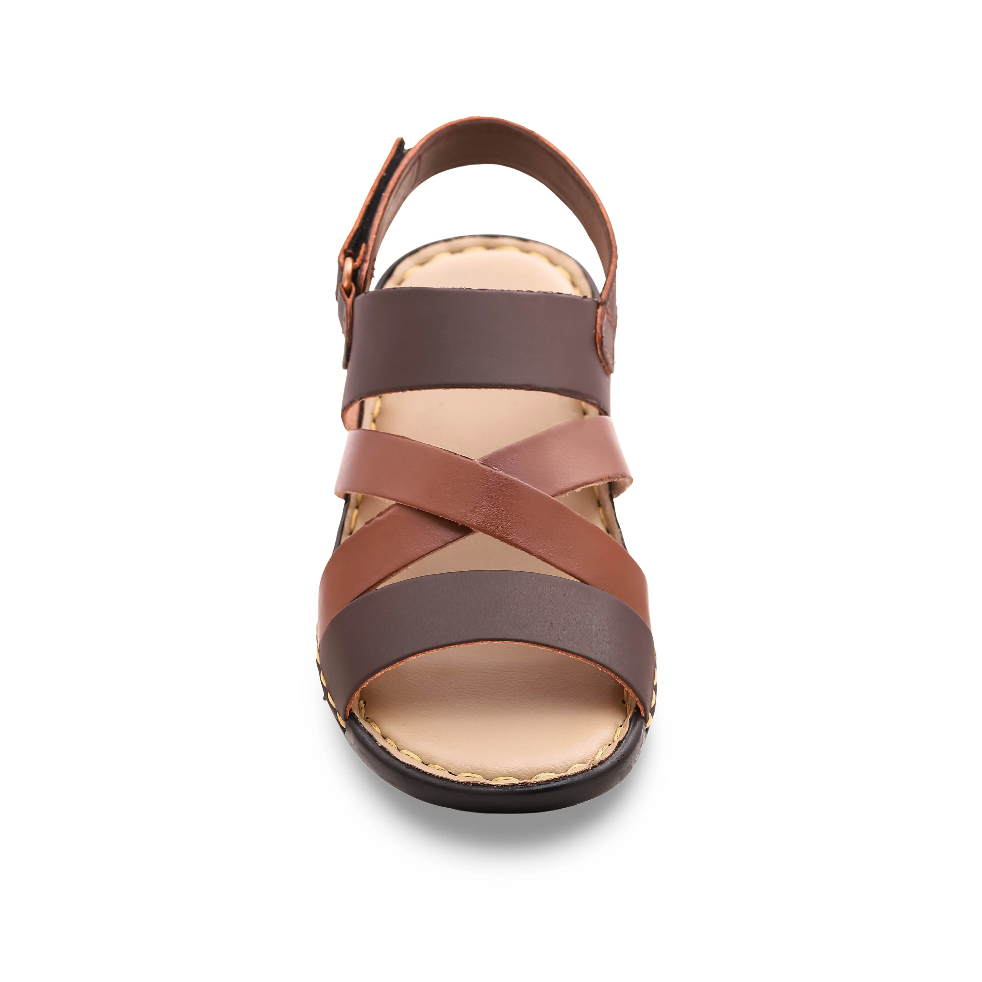 Boys Brown Formal Sandal KD9465 - Image 3
