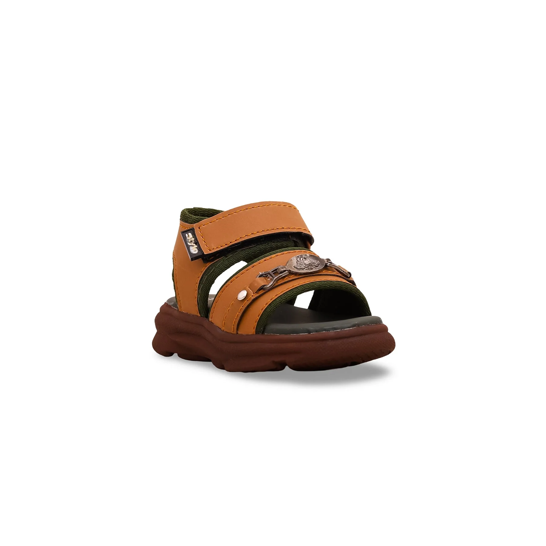 Boys Brown Formal Sandal KD9518 - Image 2