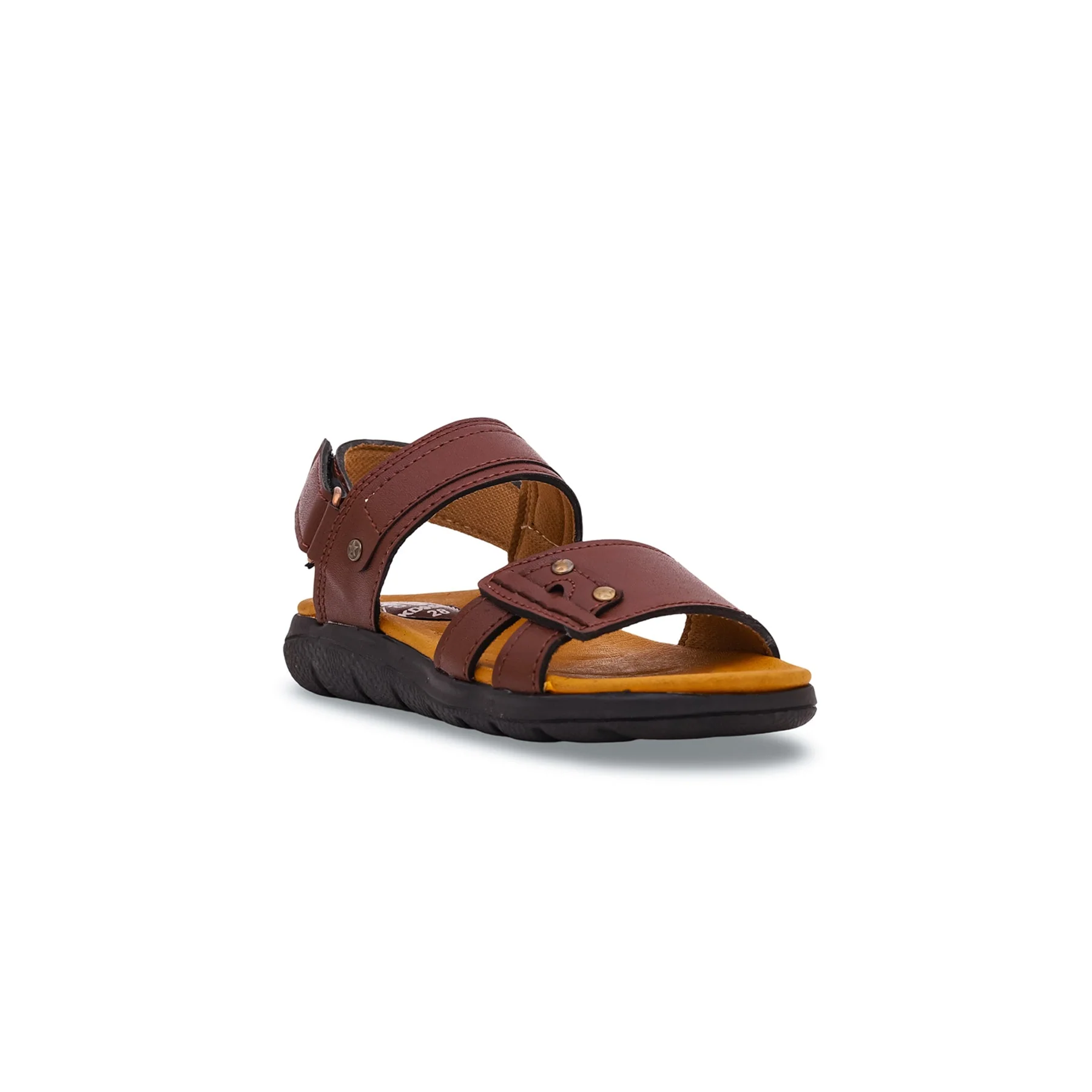Boys Brown Formal Sandal KD9580 - Image 2