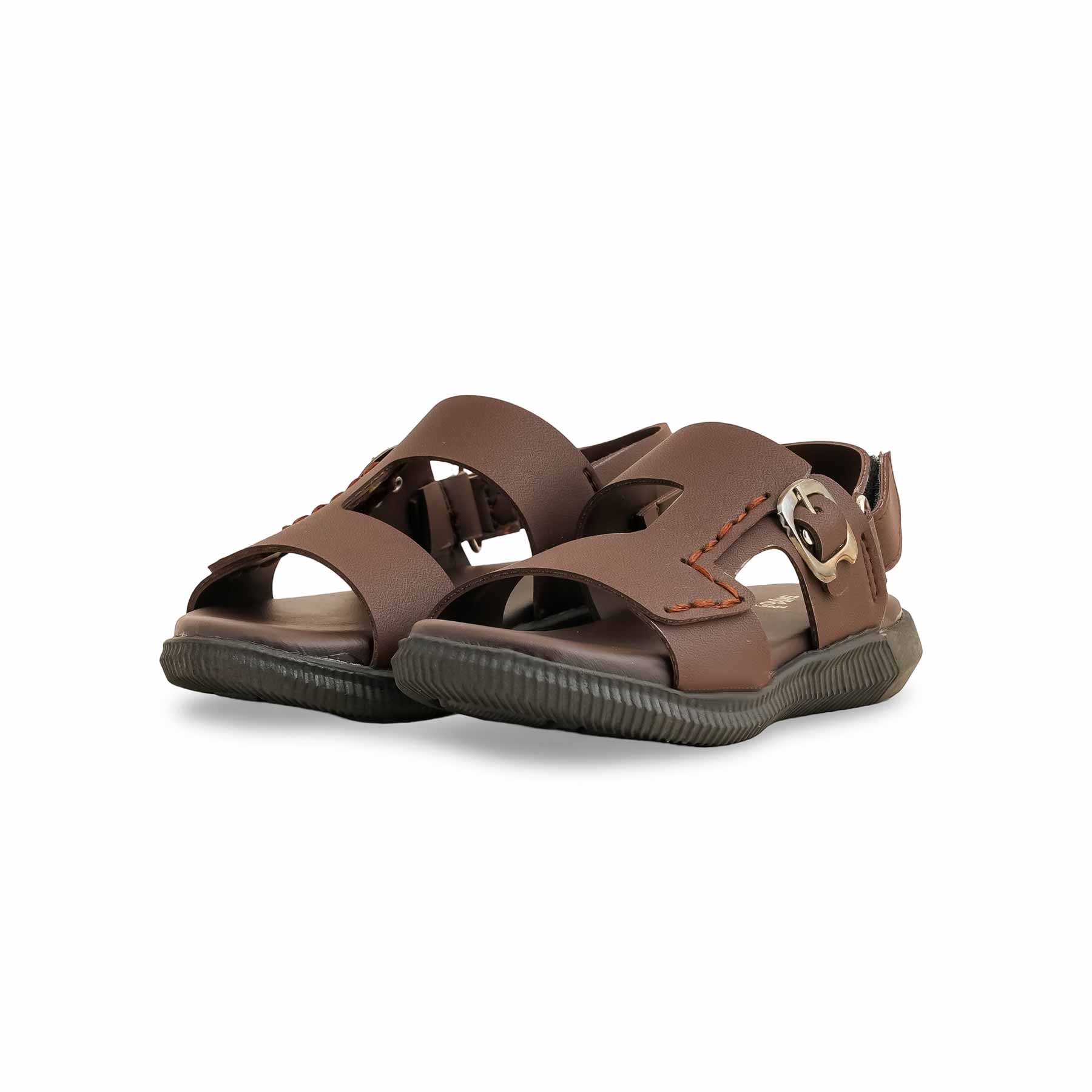 Boys Brown Formal Sandal KD9954 - Image 3
