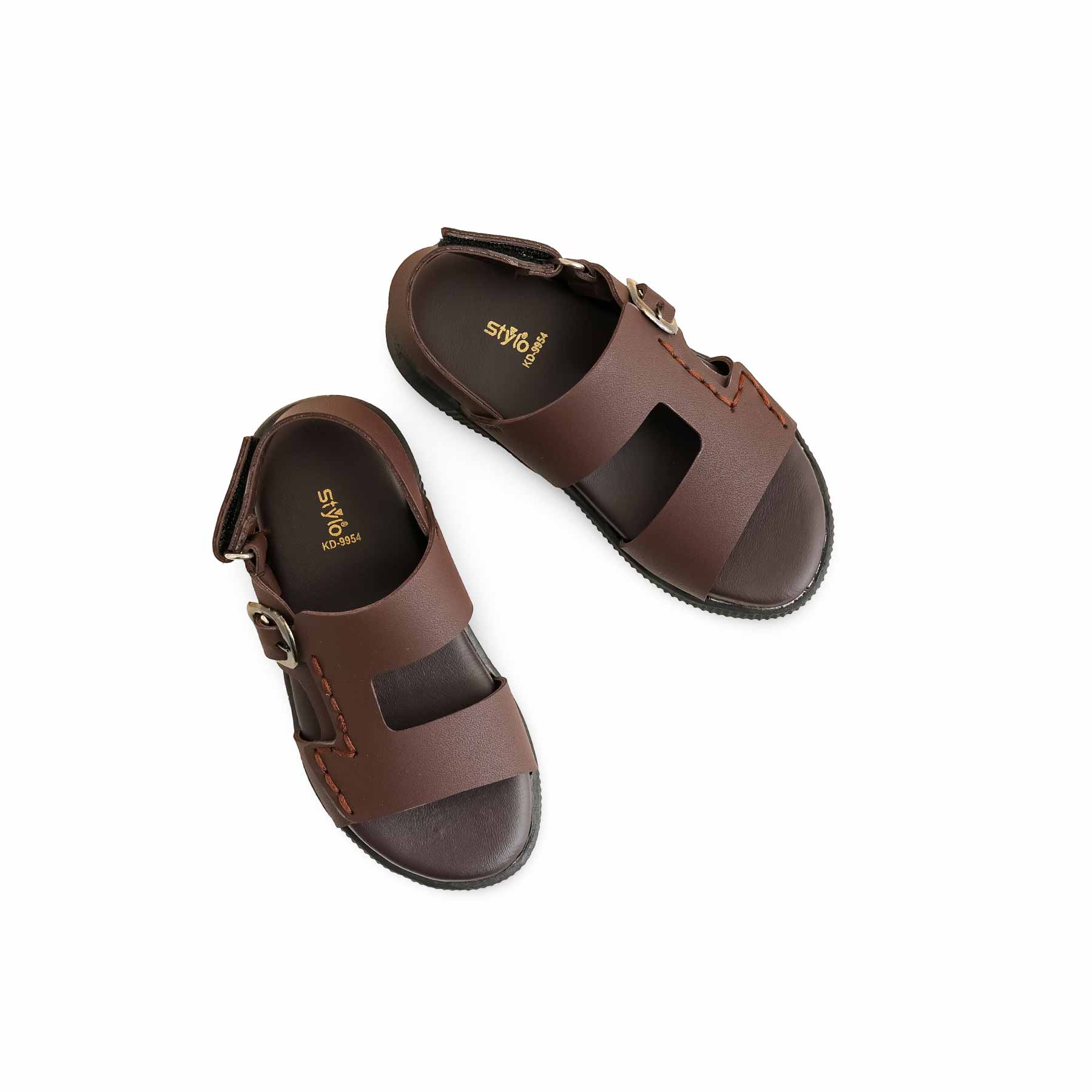 Boys Brown Formal Sandal KD9954 - Image 5