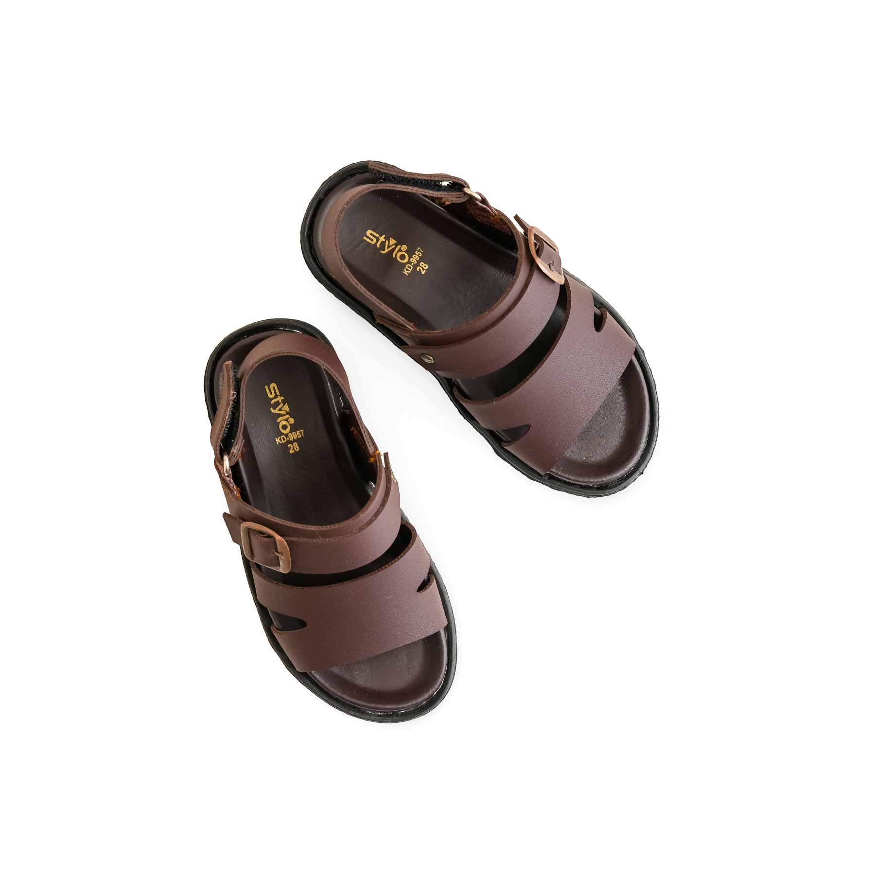 Boys Brown Formal Sandal KD9957 - Image 5