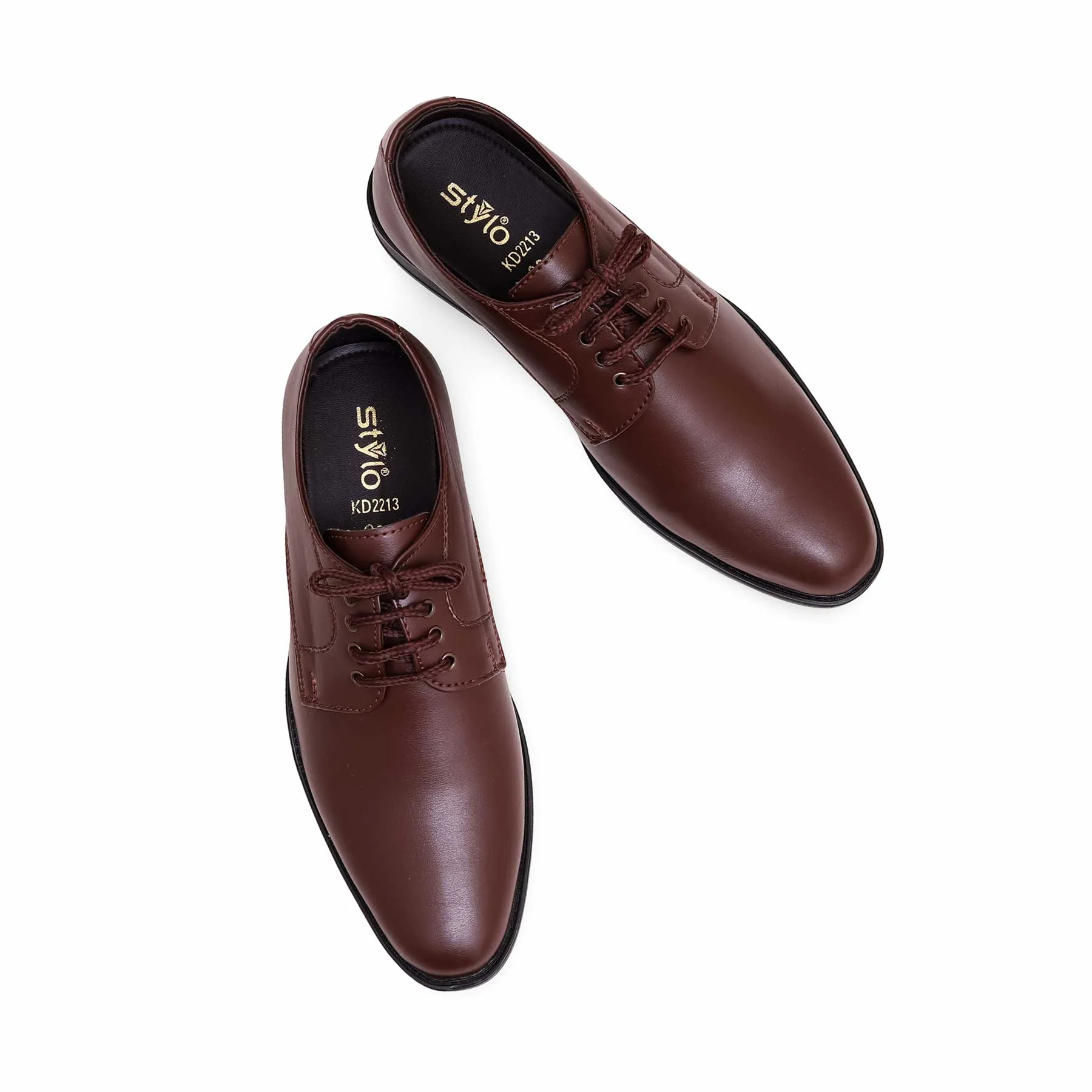 Boys Brown Formal Shoes KD2213 - Image 5