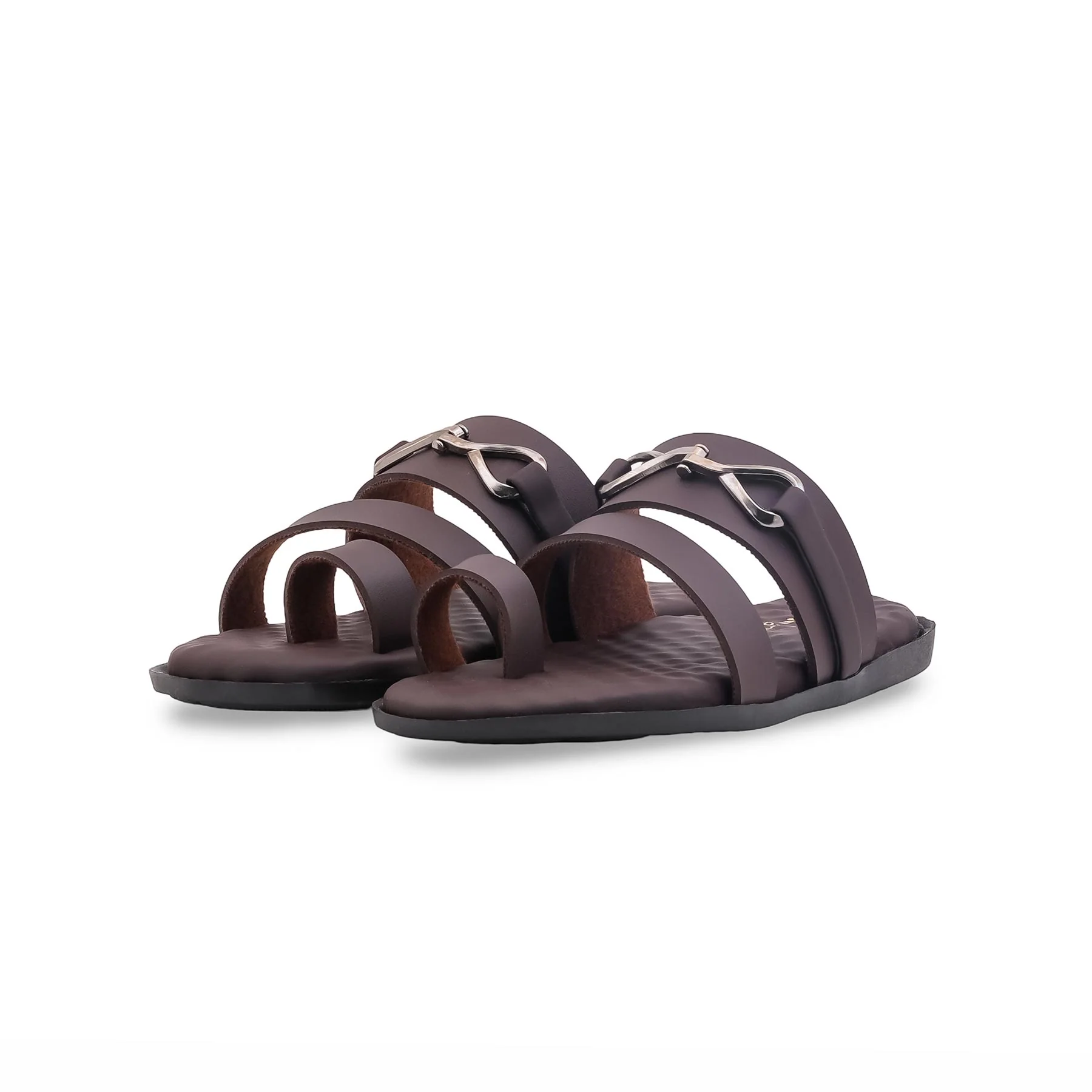 Boys Brown Formal Slipper KD2657 - Image 3