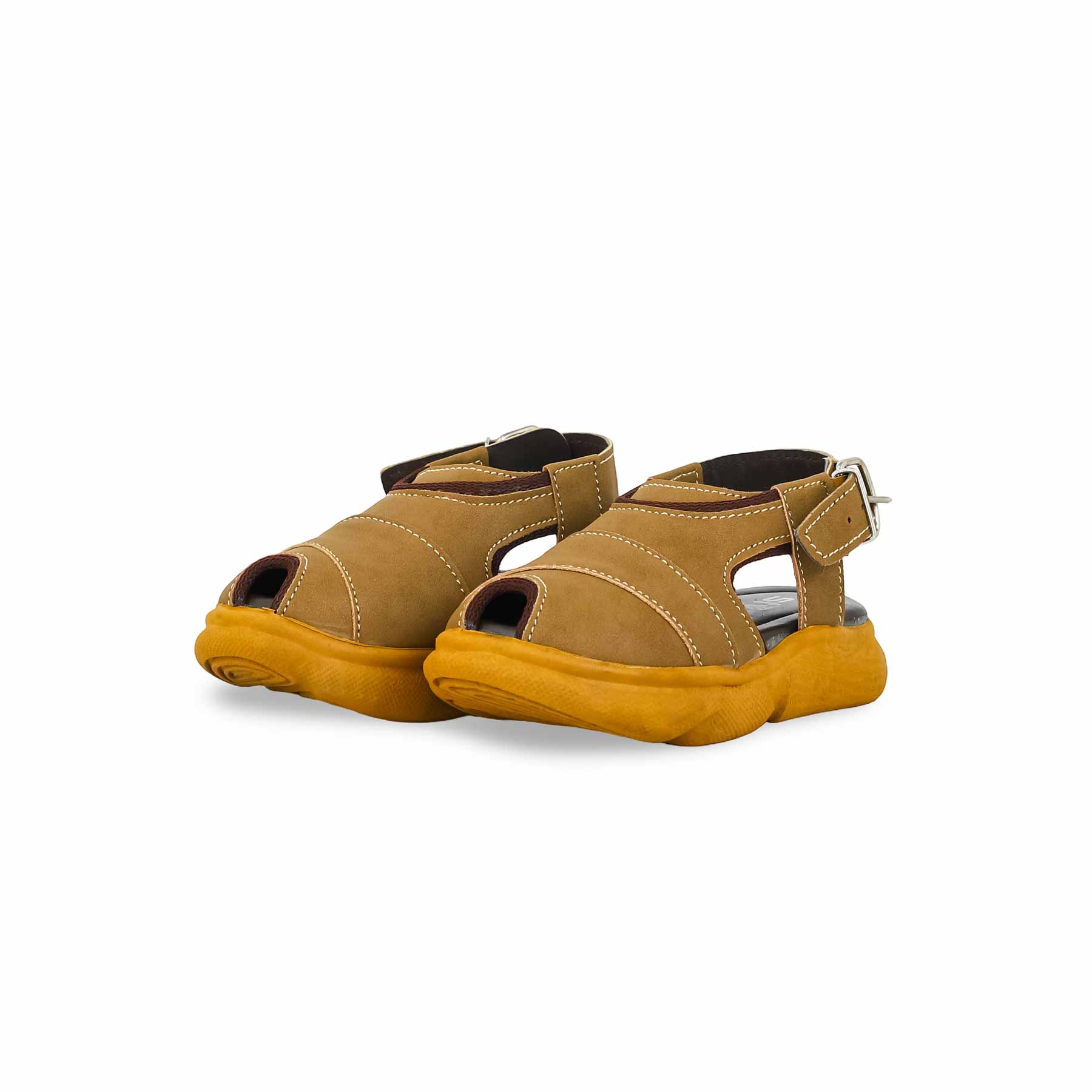 Boys Camel Peshawari Chappal KD4739 - Image 2