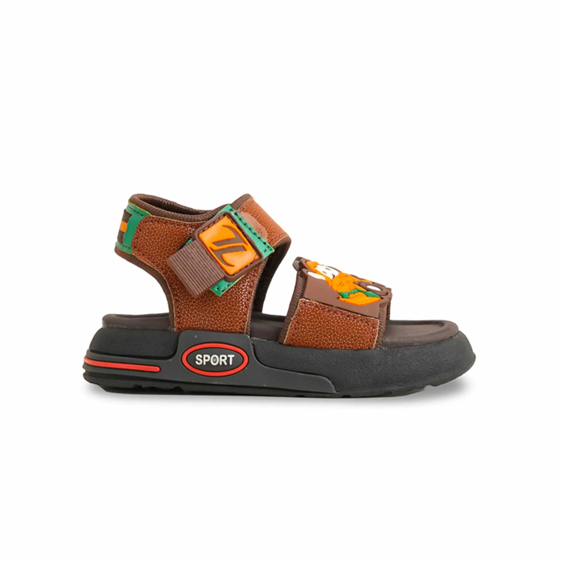 Boys Coffee Casual Sandal KD4763 - Image 2