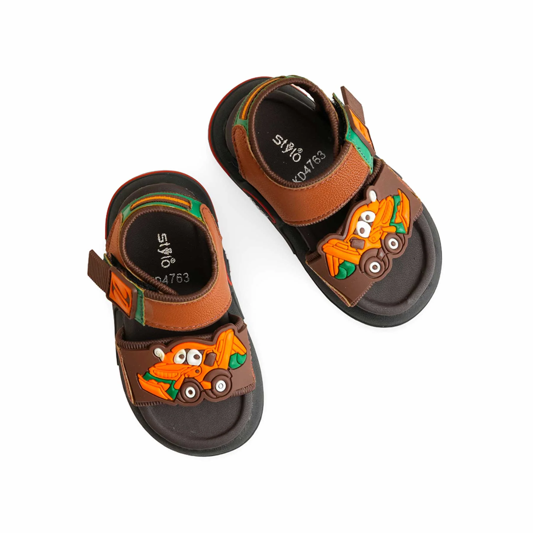 Boys Coffee Casual Sandal KD4763 - Image 5