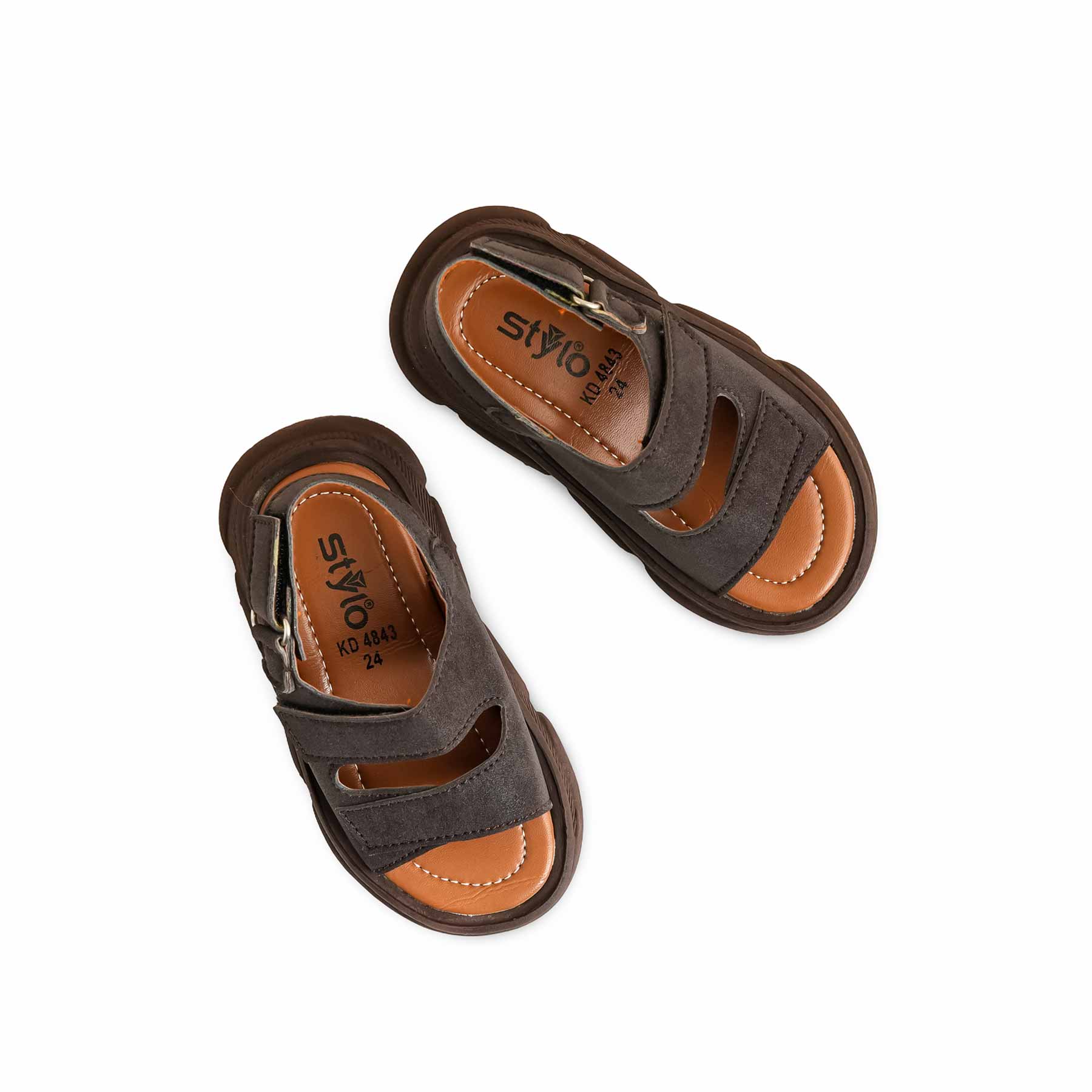 Boys Coffee Casual Sandal KD4843 - Image 5