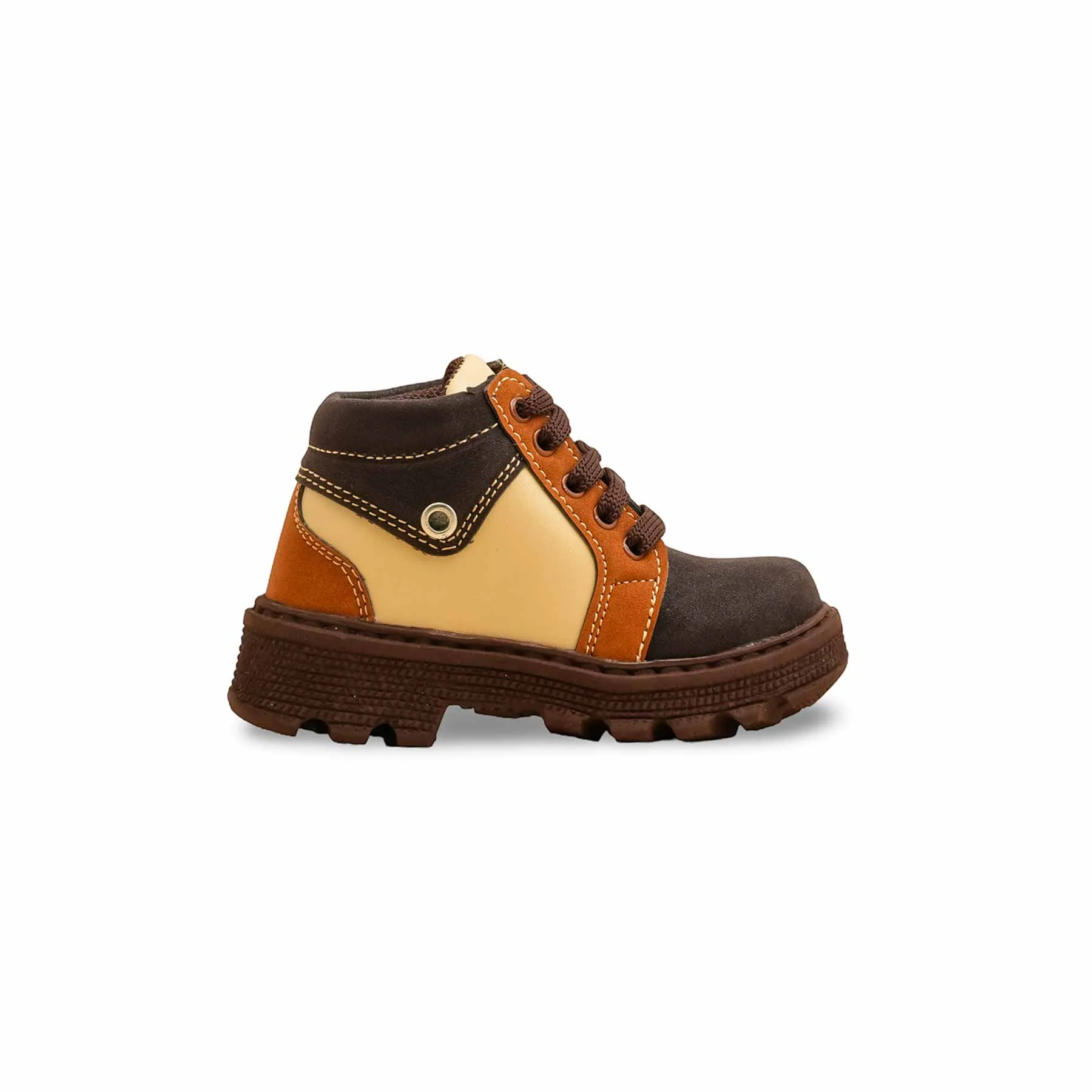 Boys Coffee Formal Long Shoes KD8085 - Image 2