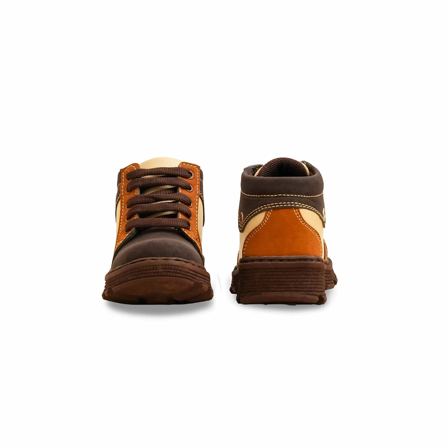 Boys Coffee Formal Long Shoes KD8085 - Image 4