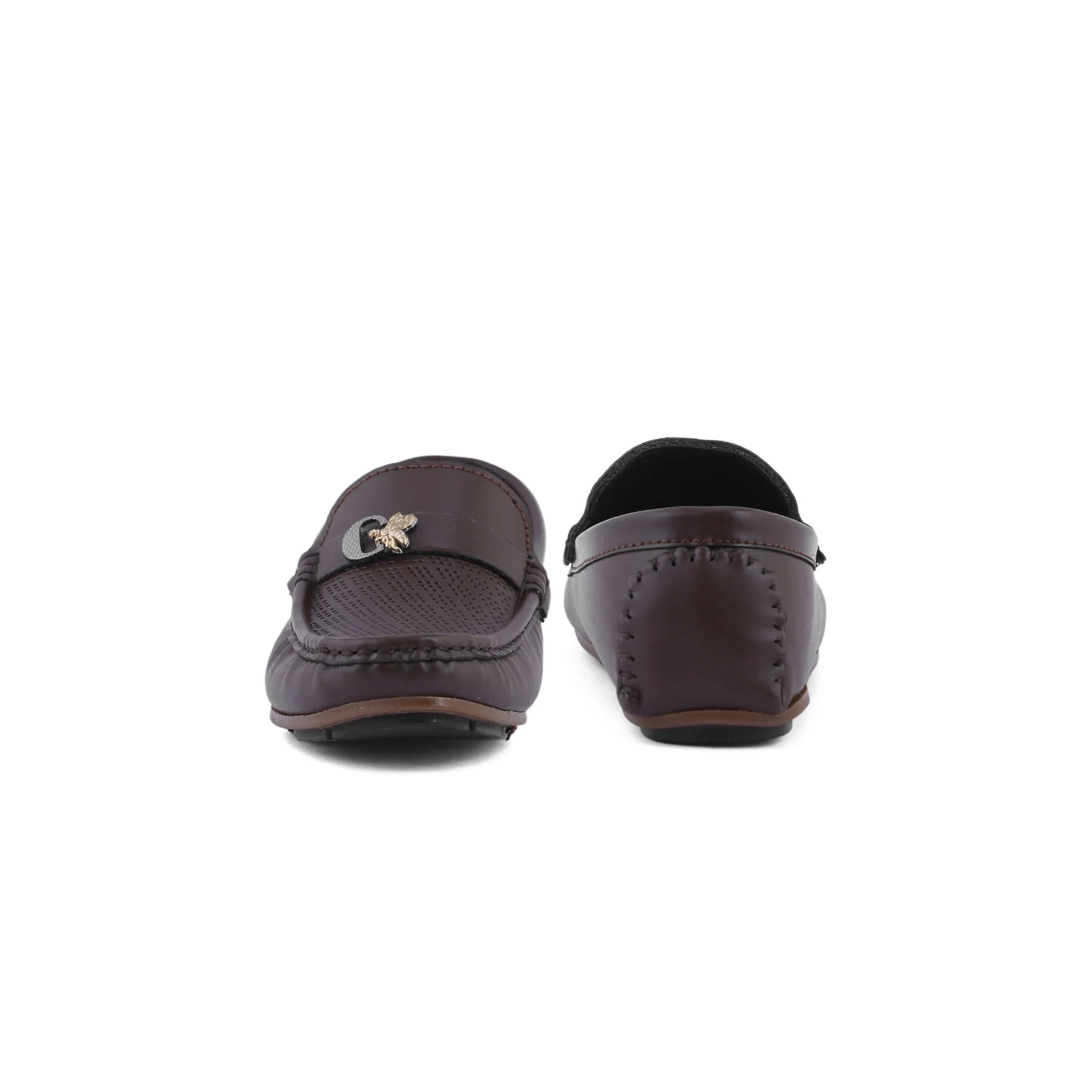 Boys Coffee Formal Moccasin KD0835 - Image 3