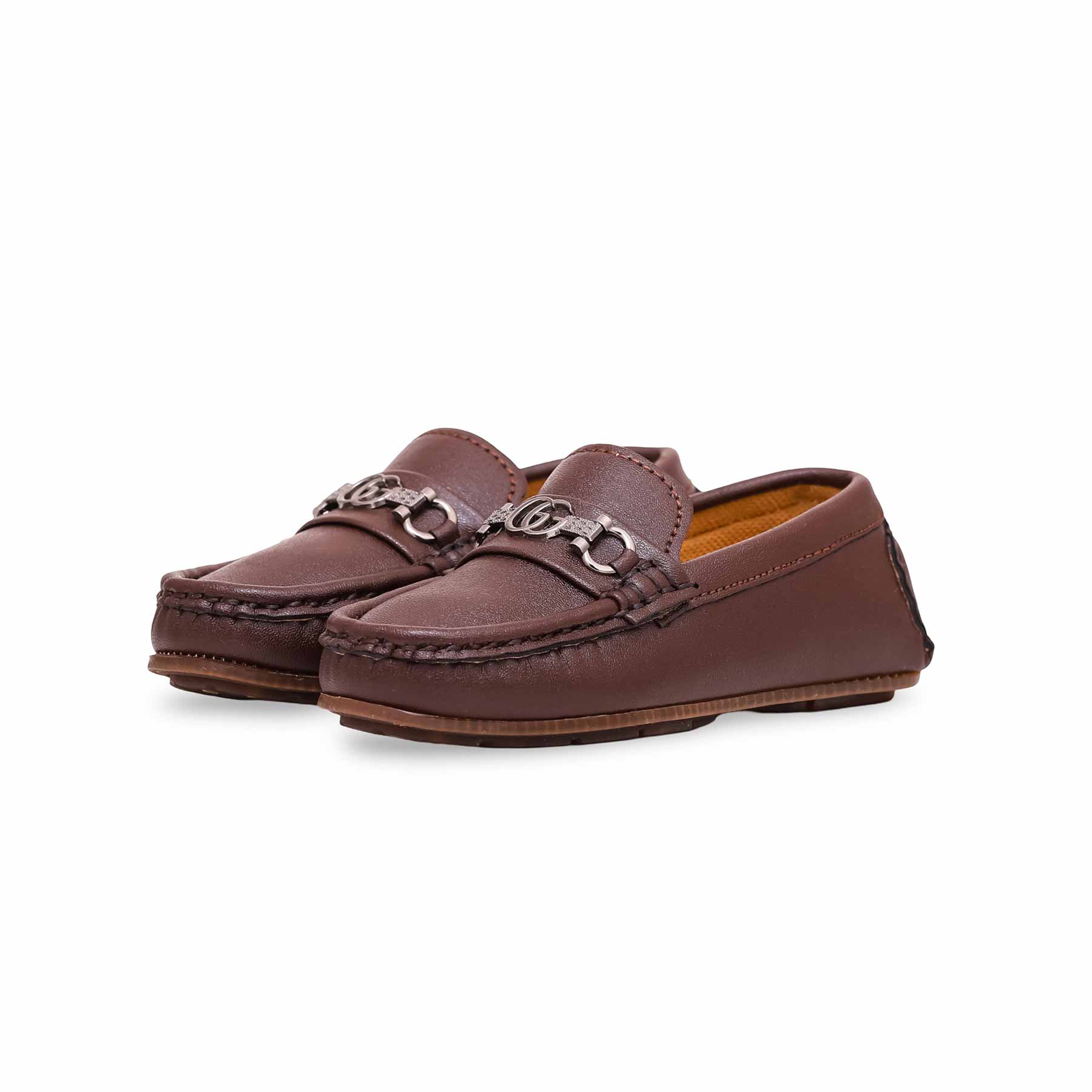 Boys Coffee Formal Moccasin KD0982 - Image 2