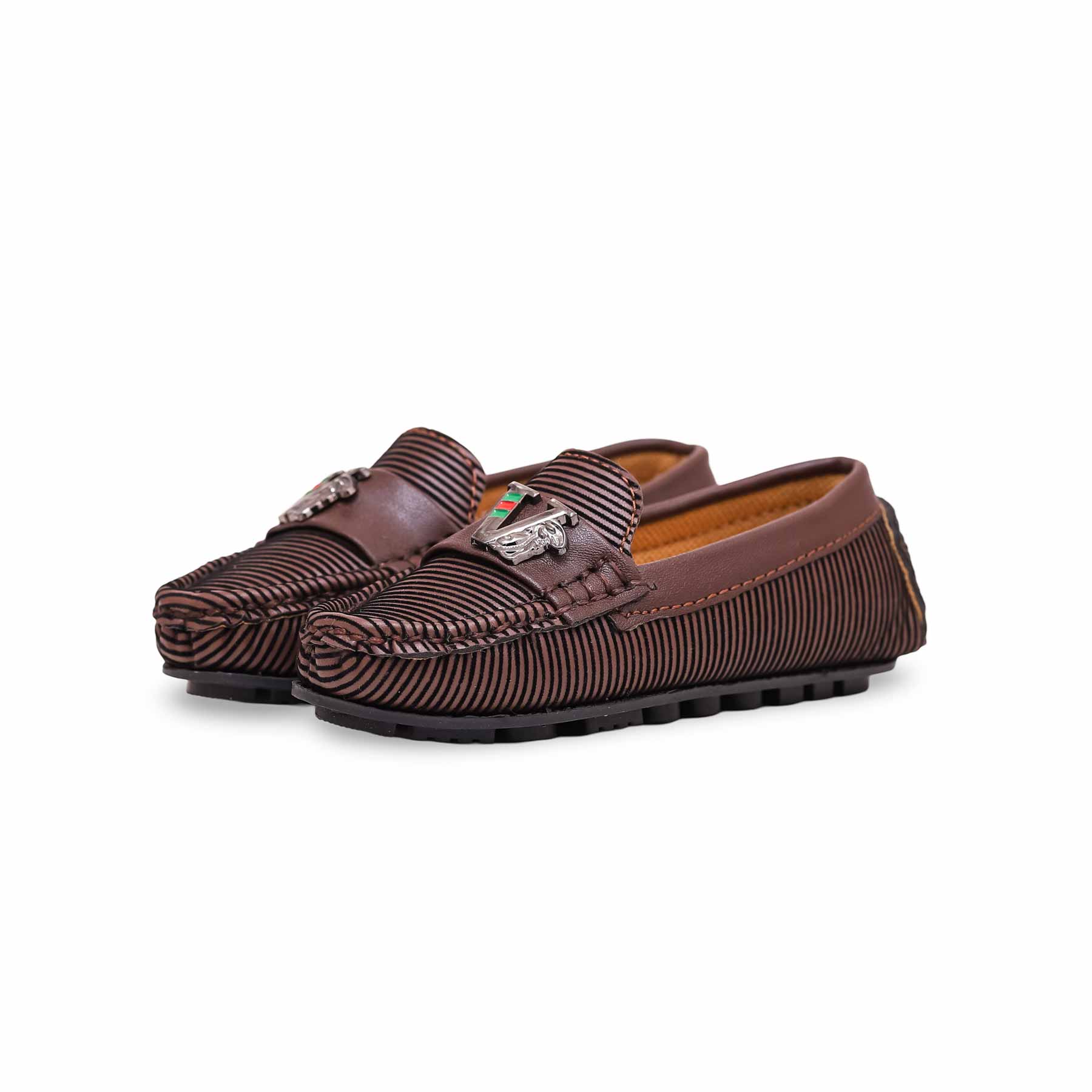 Boys Coffee Formal Moccasin KD0986 - Image 2