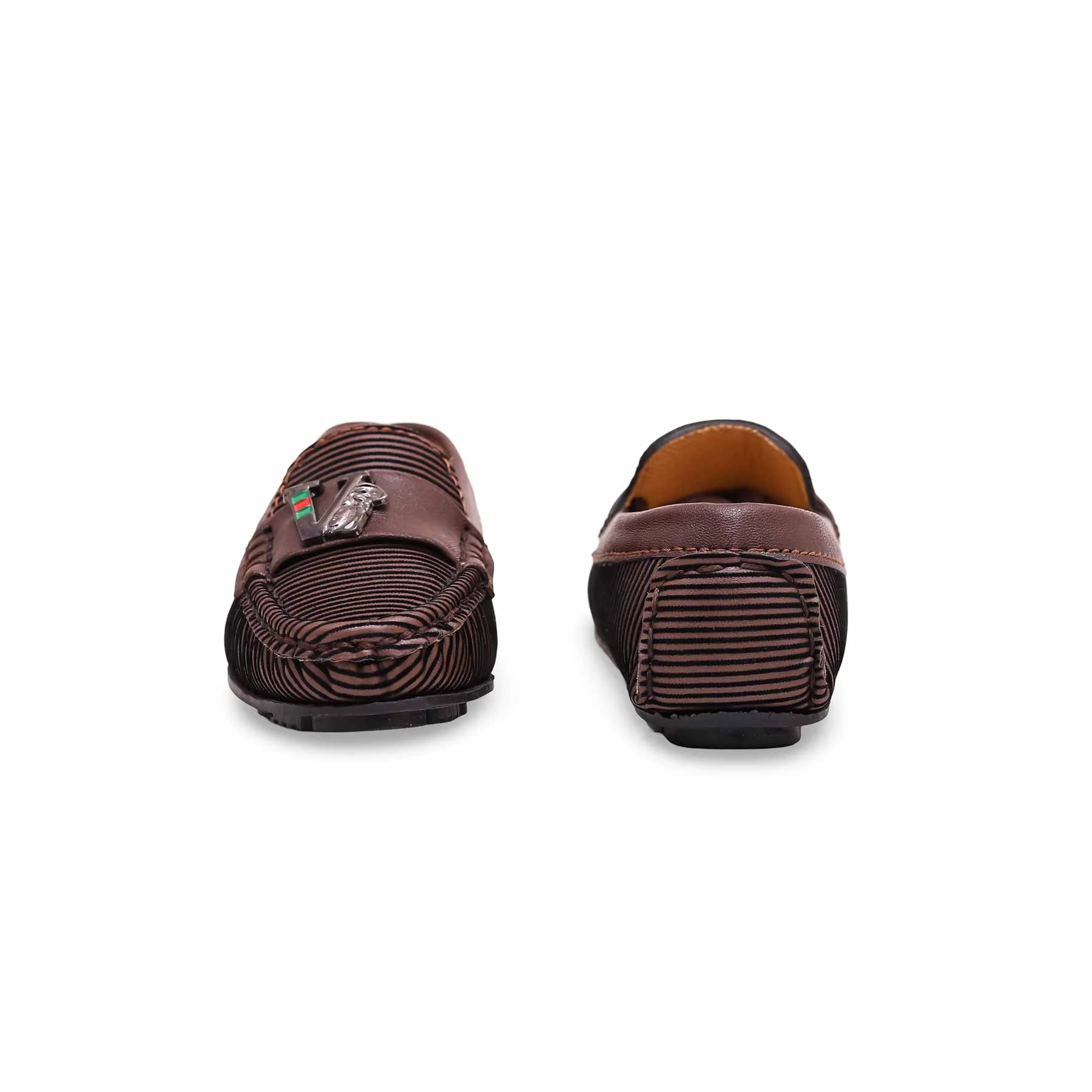 Boys Coffee Formal Moccasin KD0986 - Image 3
