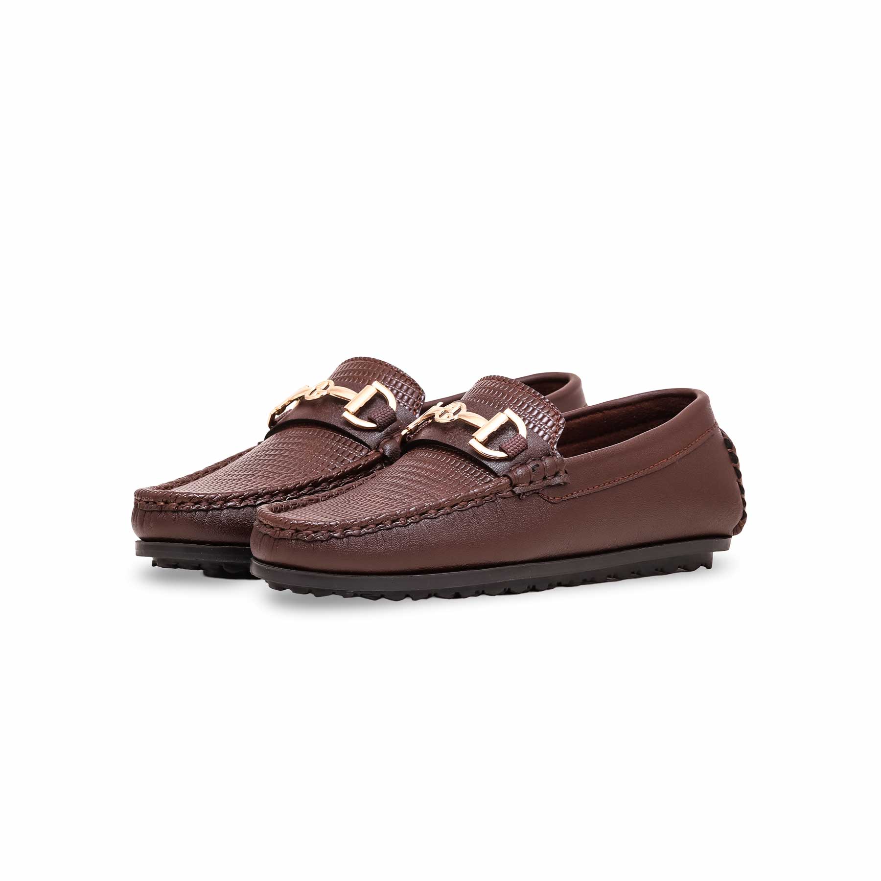 Boys Coffee Formal Moccasin KD0997 - Image 2