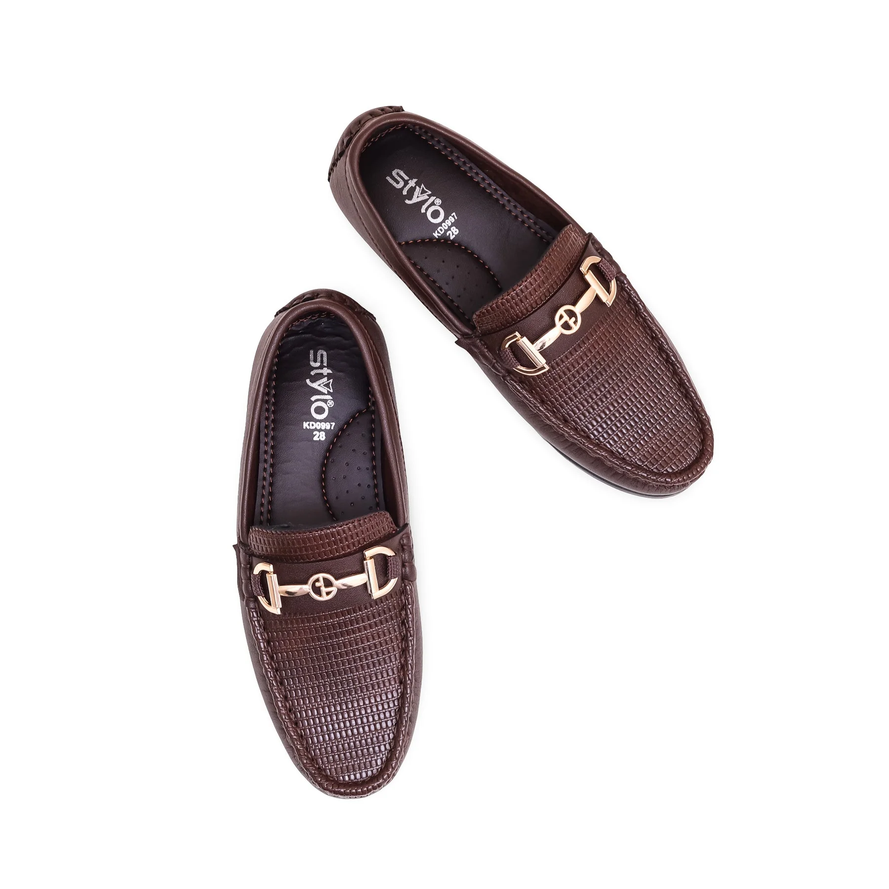 Boys Coffee Formal Moccasin KD0997 - Image 4