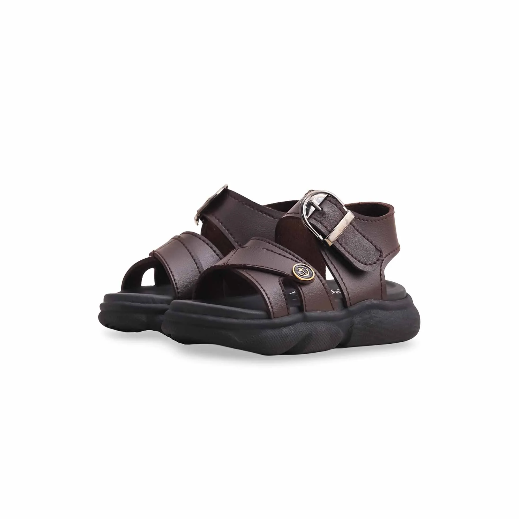 Boys Coffee Formal Sandal KD4722 - Image 3