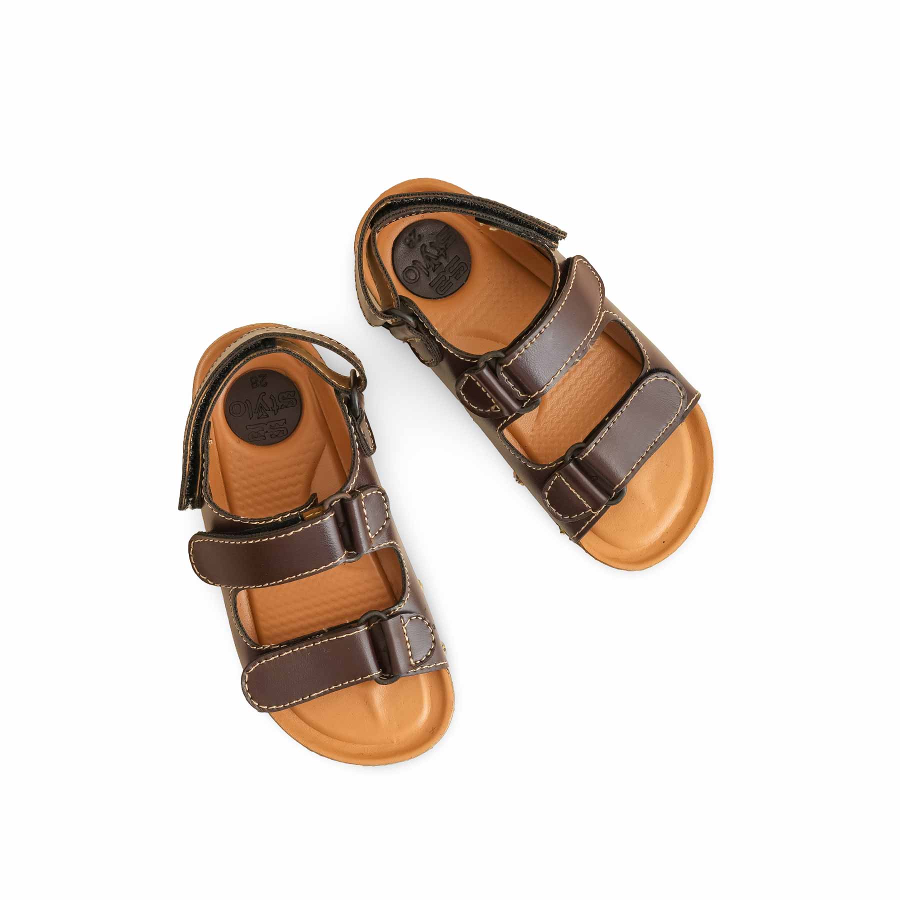 Boys Coffee Formal Sandal KD4886 - Image 5