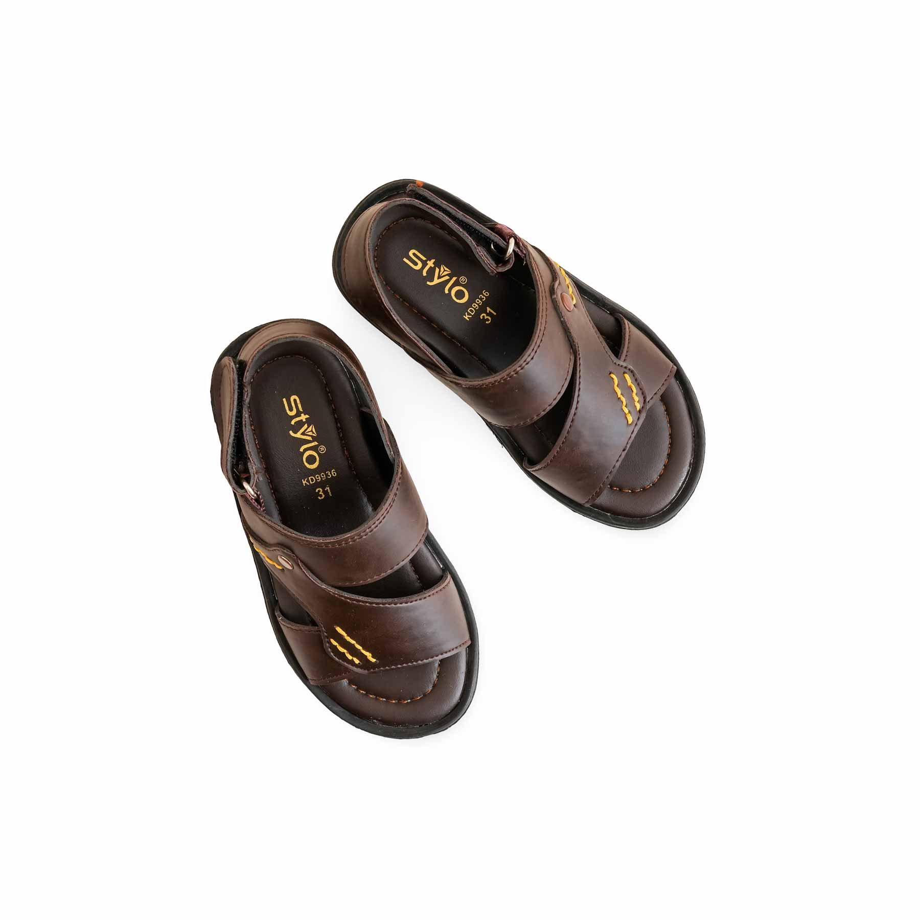 Boys Coffee Formal Sandal KD9936 - Image 5