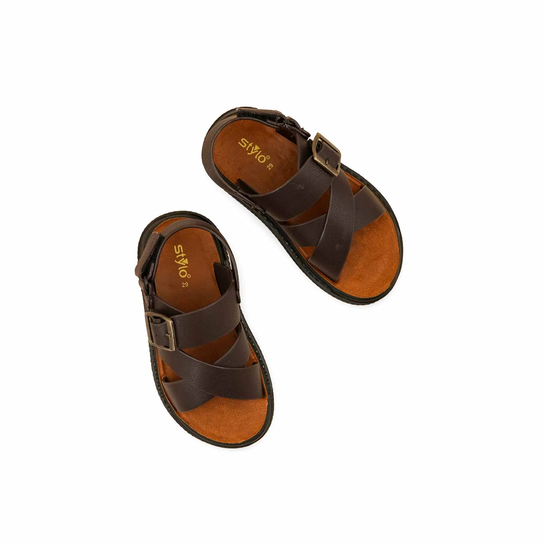 Boys Coffee Formal Sandal KD9978 - Image 5