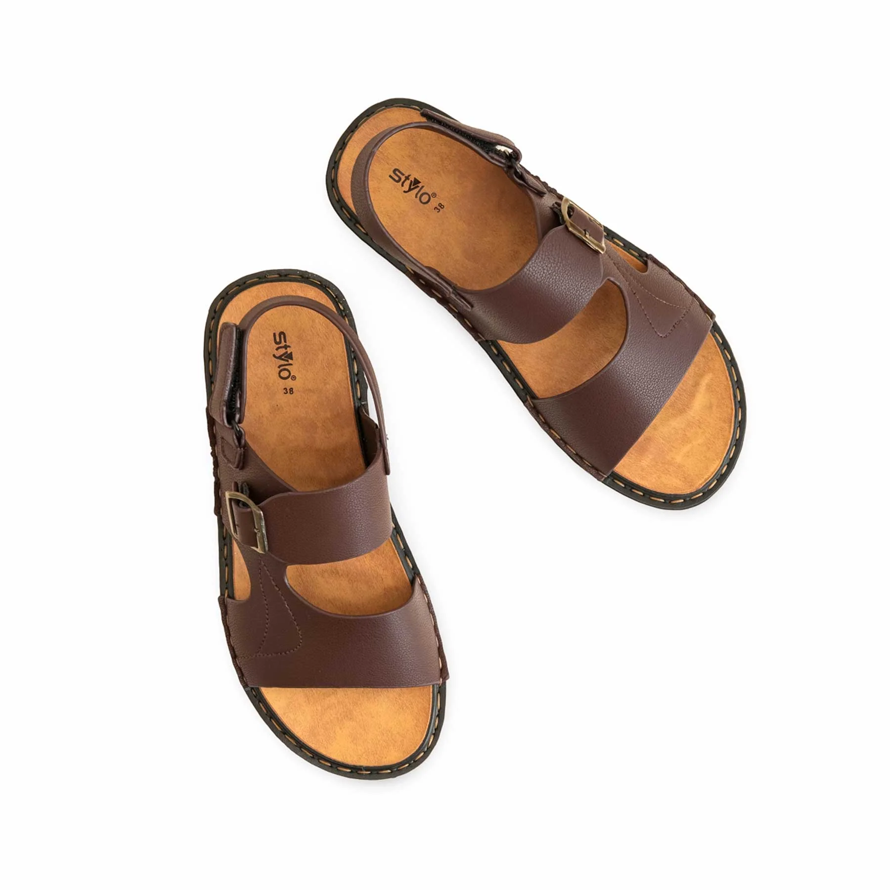 Boys Coffee Formal Sandal KD9980 - Image 5