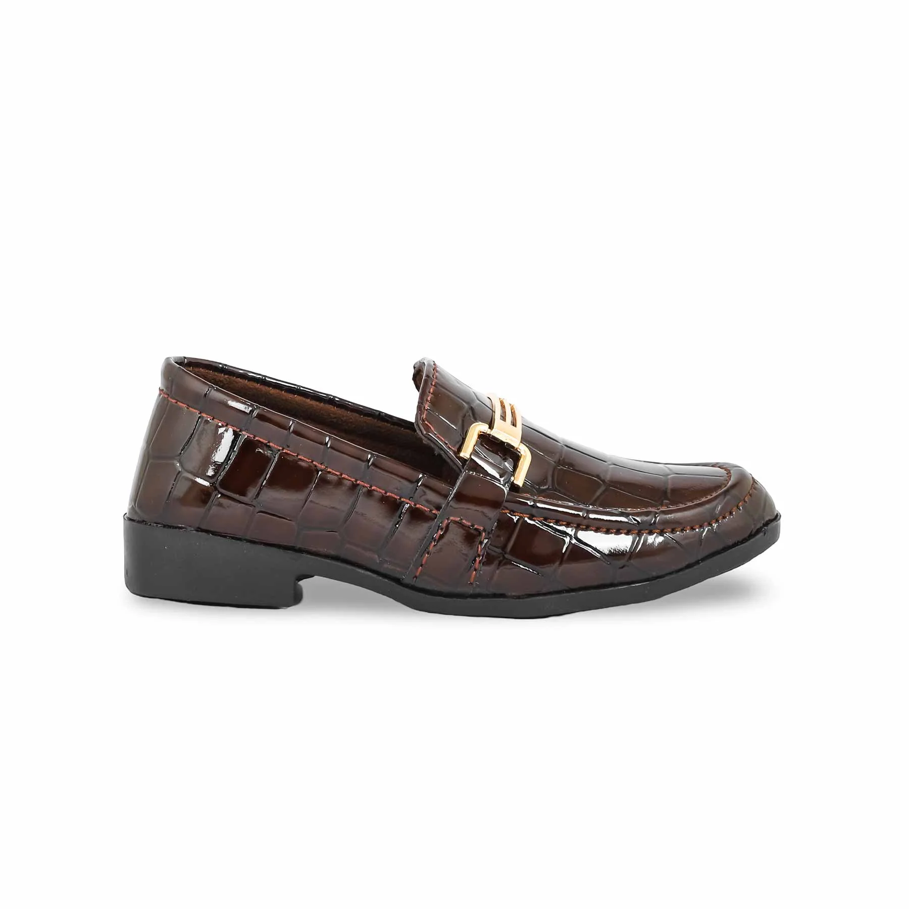 Boys Coffee Formal Shoes KD2197 - Image 2