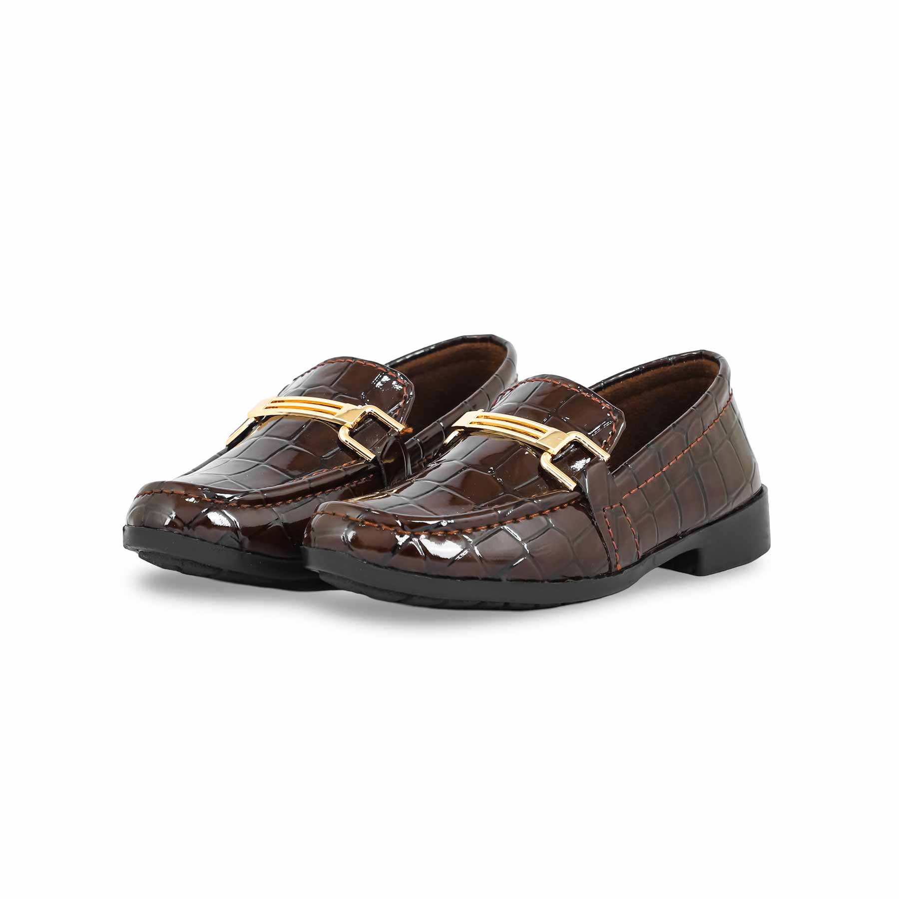 Boys Coffee Formal Shoes KD2197 - Image 3