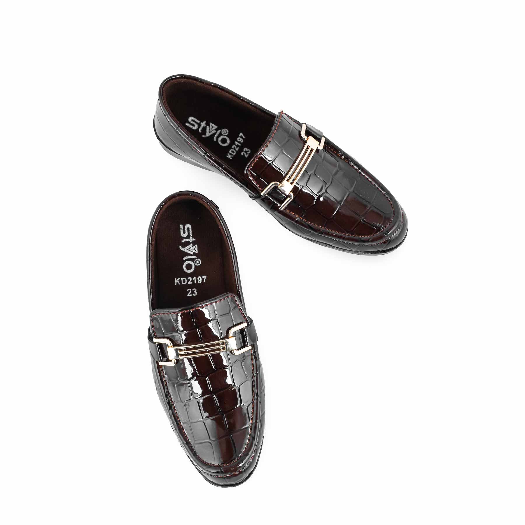 Boys Coffee Formal Shoes KD2197 - Image 5