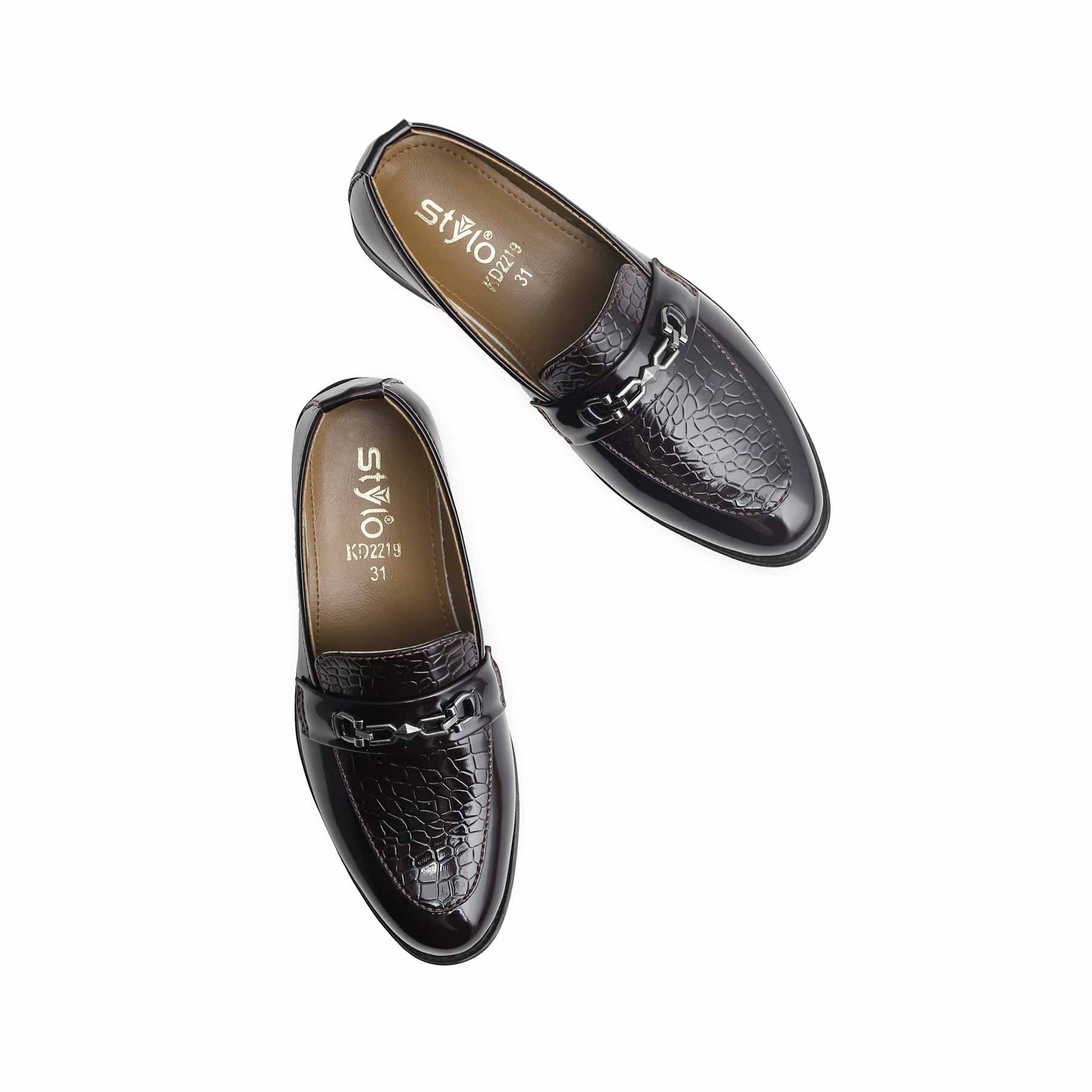 Boys Coffee Formal Shoes KD2219 - Image 5