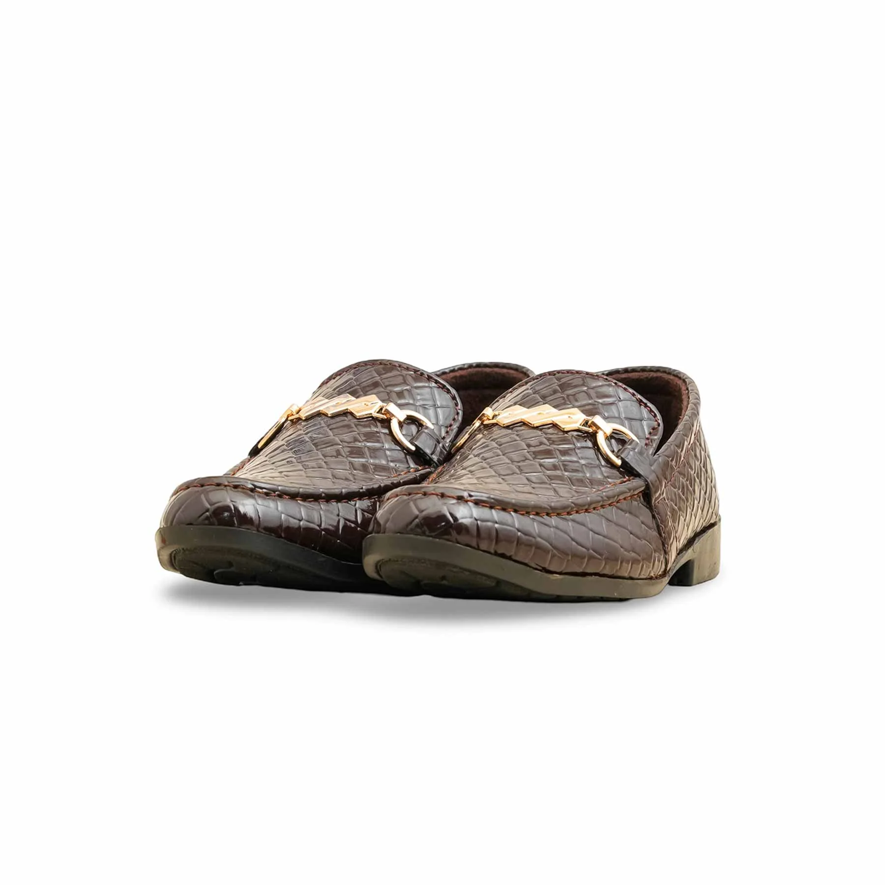 Boys Coffee Formal Shoes KD2495 - Image 3